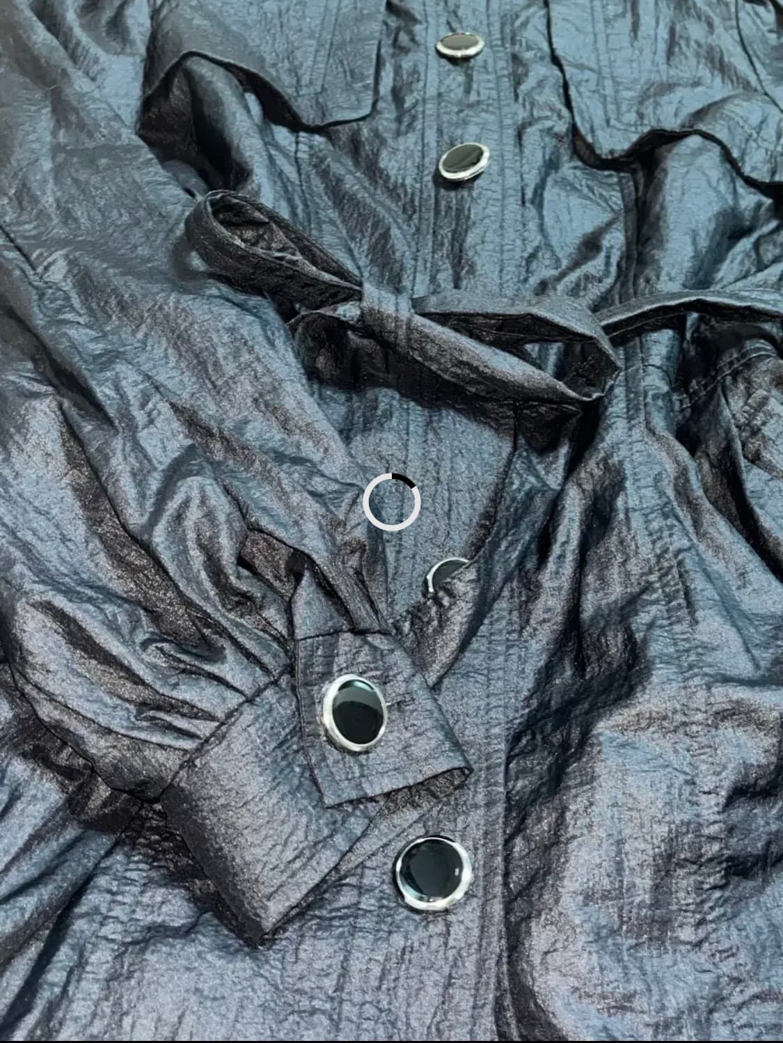 고스 로리풍 펑크 원피스 겸 코트 상품이미지2