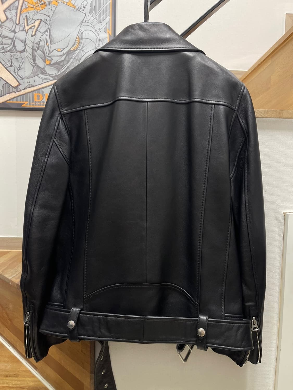 아크네 스튜디오 램스킨 라이더자켓 상품이미지2