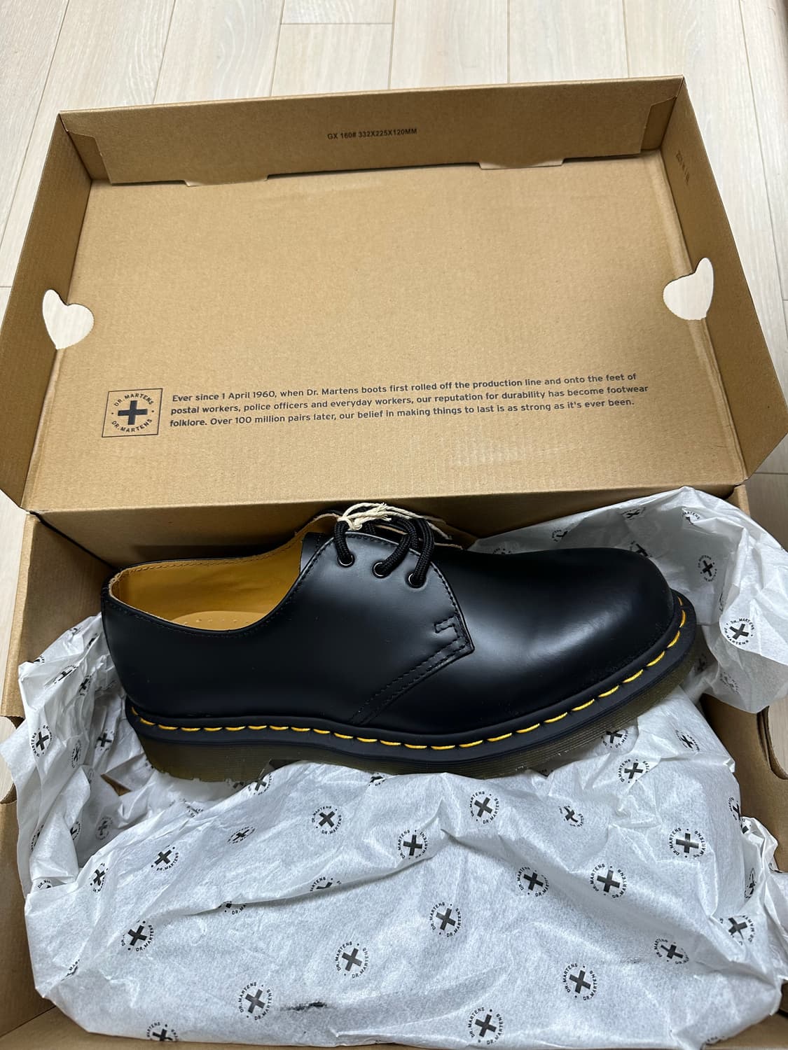 (새상품) 닥터마틴 1461 스무스 블랙 260 사이즈 상품이미지1