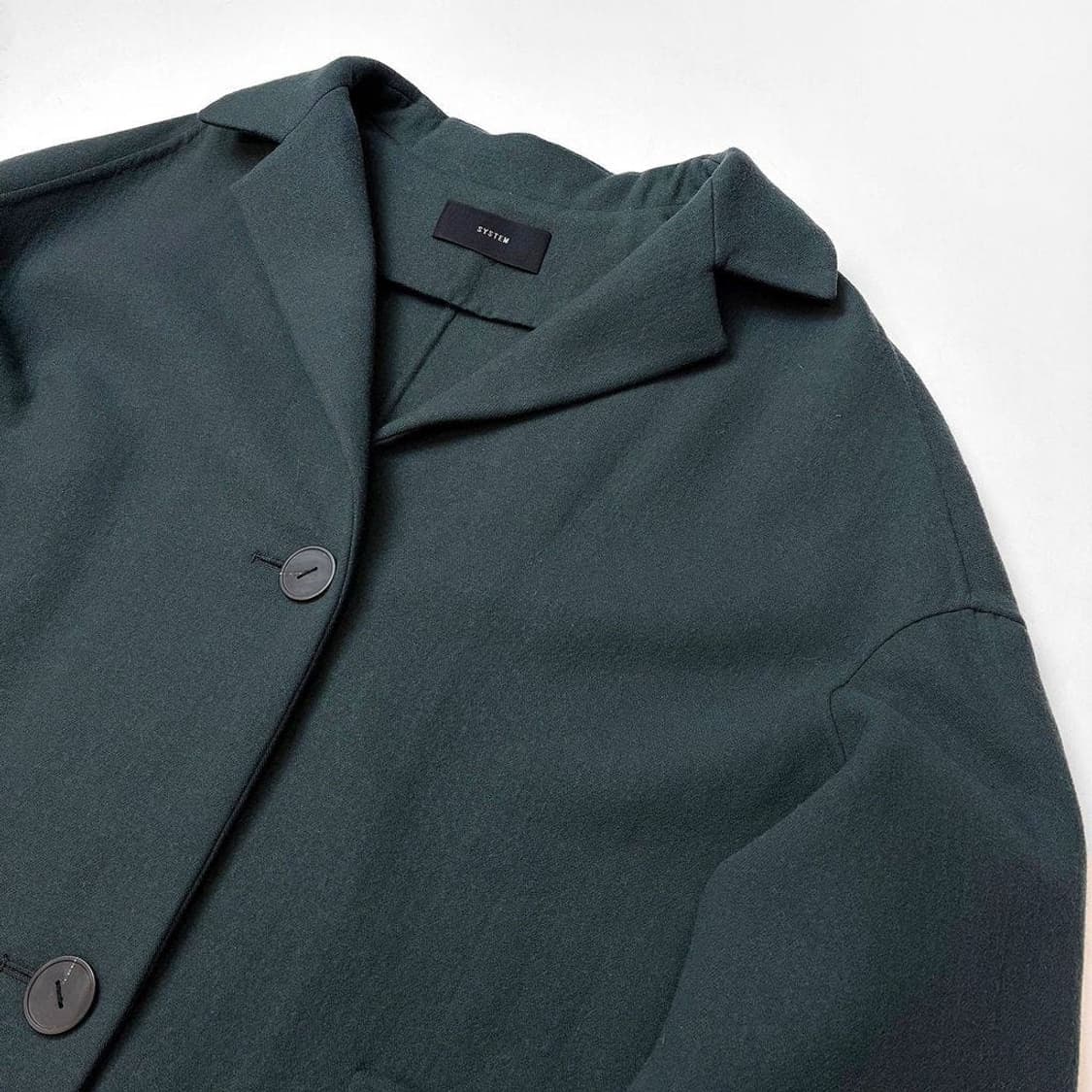 시스템 19FW 한섬 루즈핏 울 자켓 PR2140 상품이미지2
