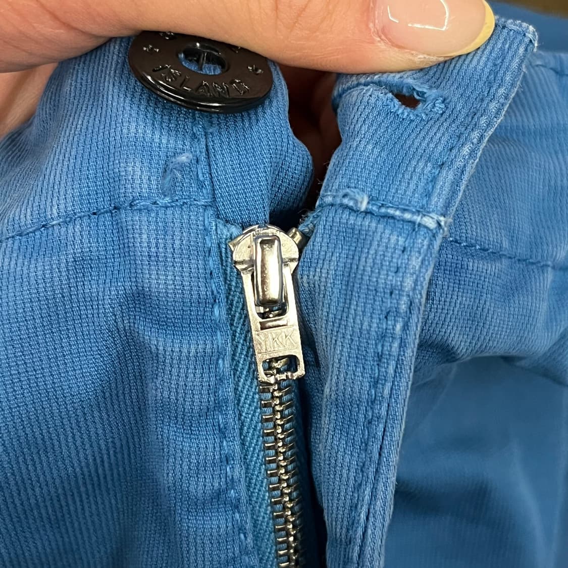 [정품/84] 스톤아일랜드 블루 카고 바지 b17 상품이미지6