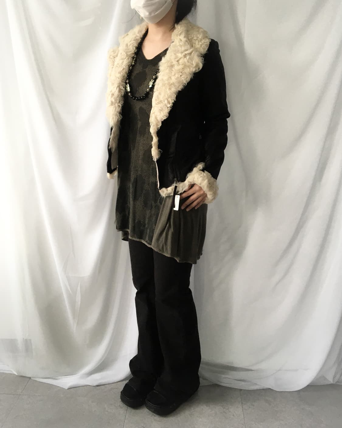 Lamb fur mixed mustang 상품이미지7