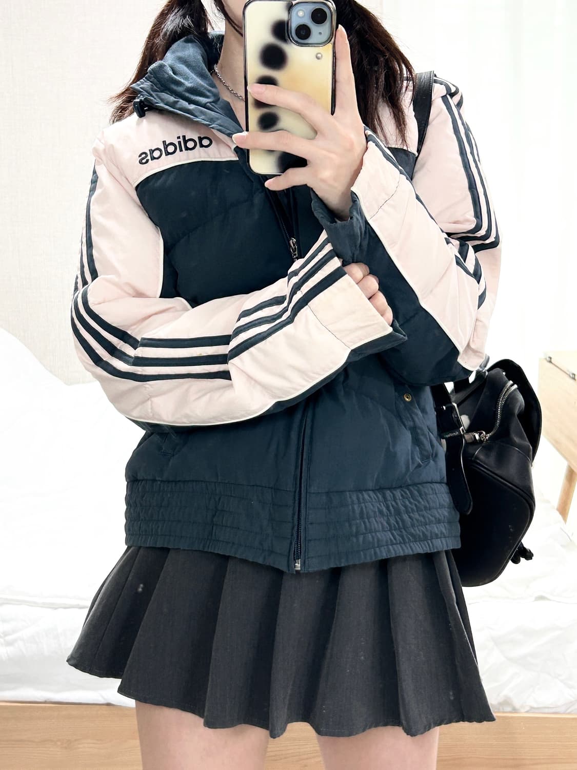 아디다스 자수로고 남핑 패딩 상품이미지2