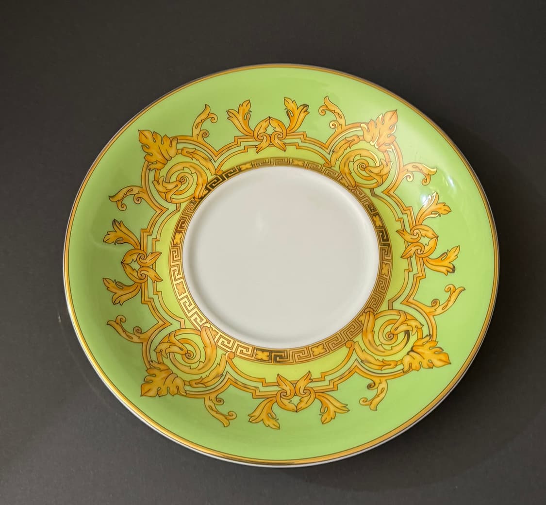 Versace x Rosenthal Gold Ivy Teacup & Sa 상품이미지4