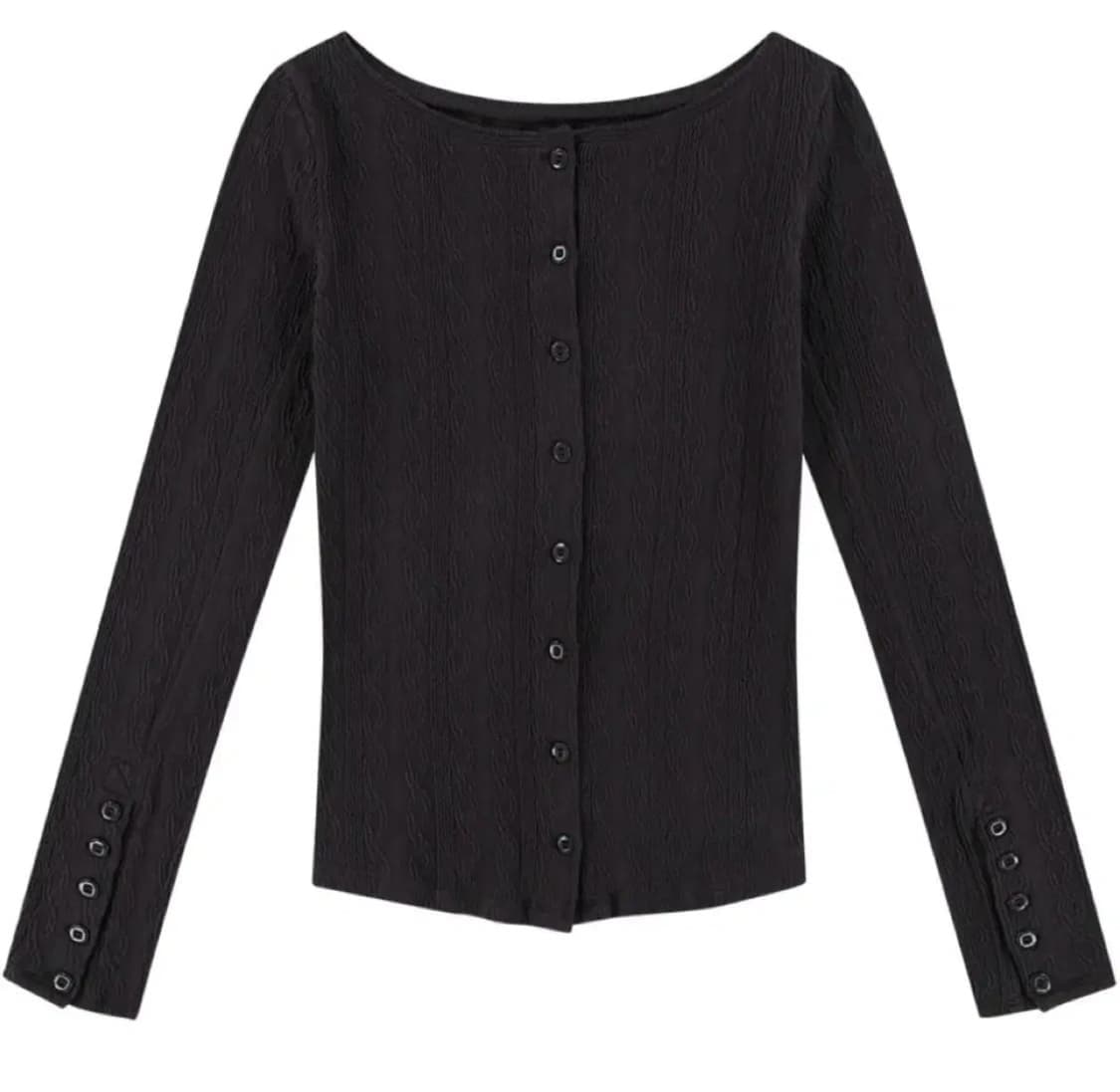 코이세이오 투웨이 롱슬리브 차콜 상품이미지1