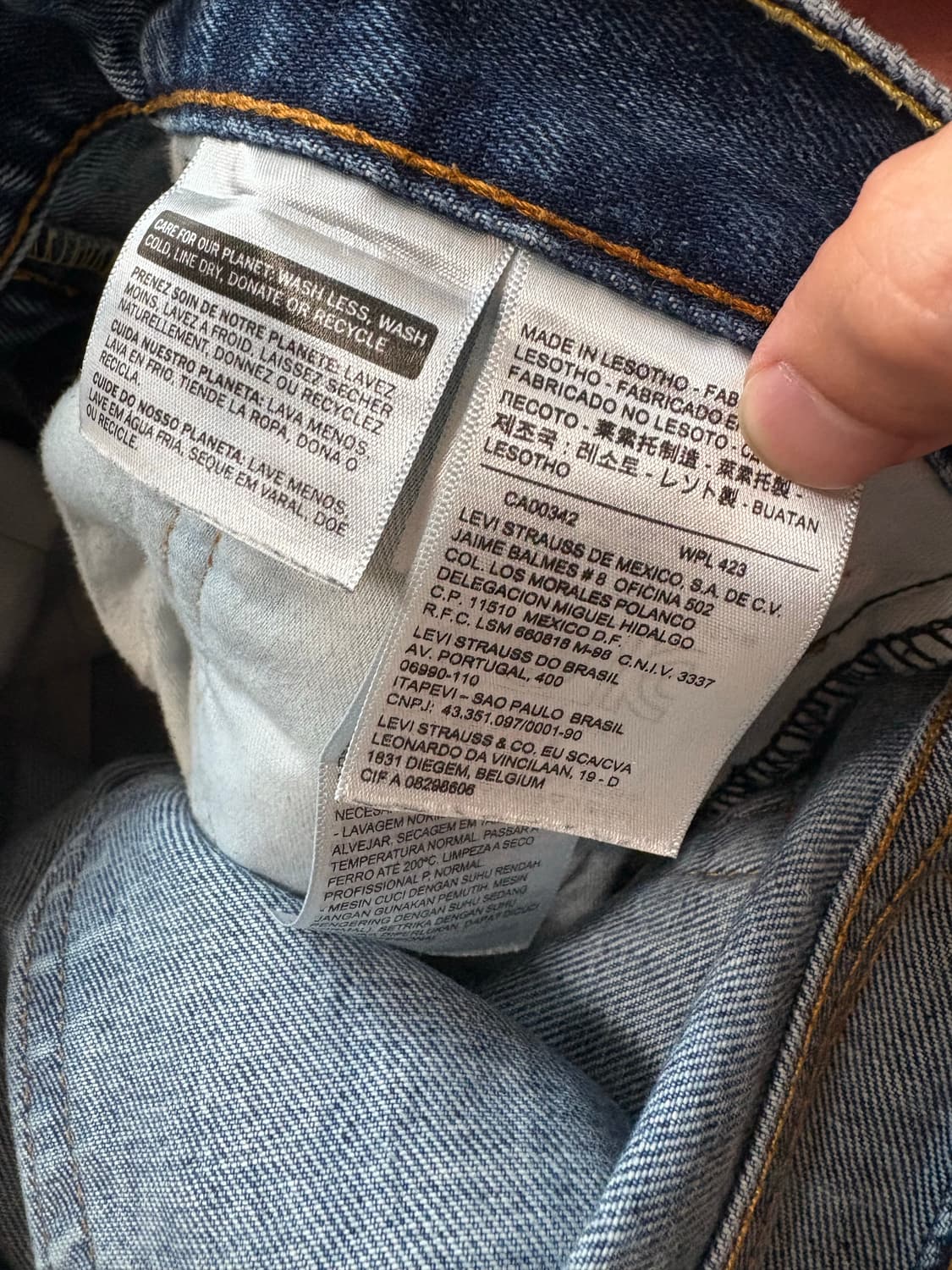 34x34 리바이스 505 상품이미지6