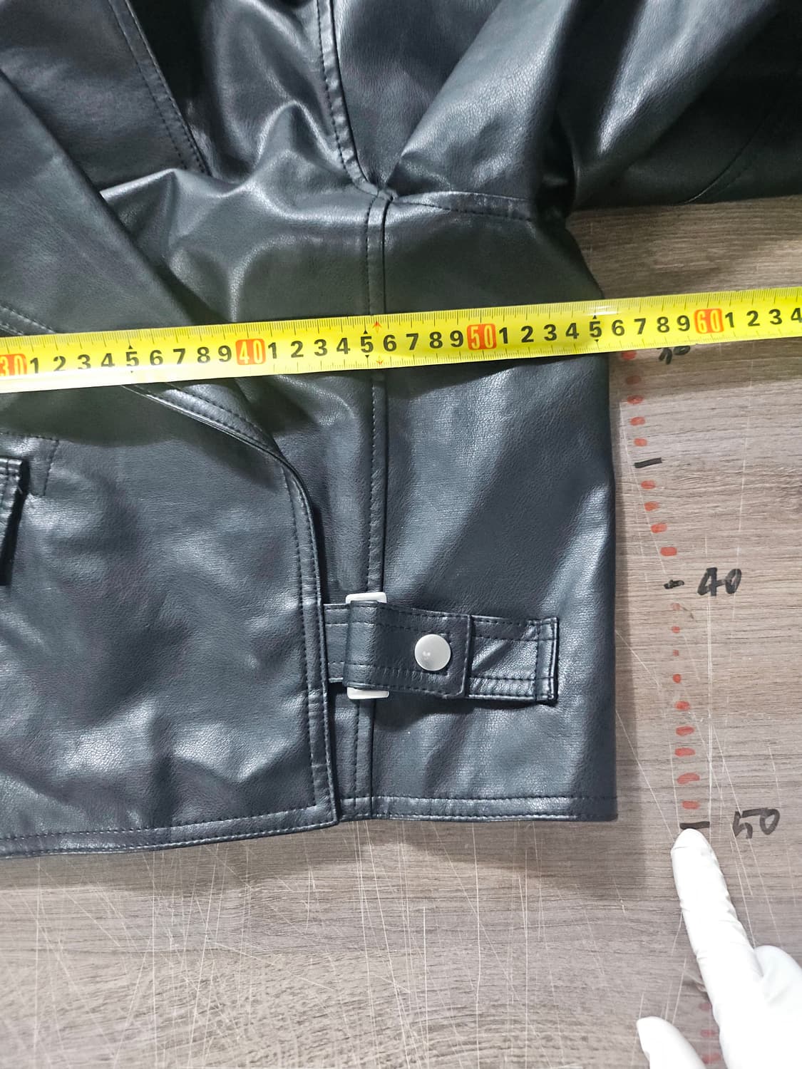 MIXXO 크롭 인조가죽 자켓 L 상품이미지7