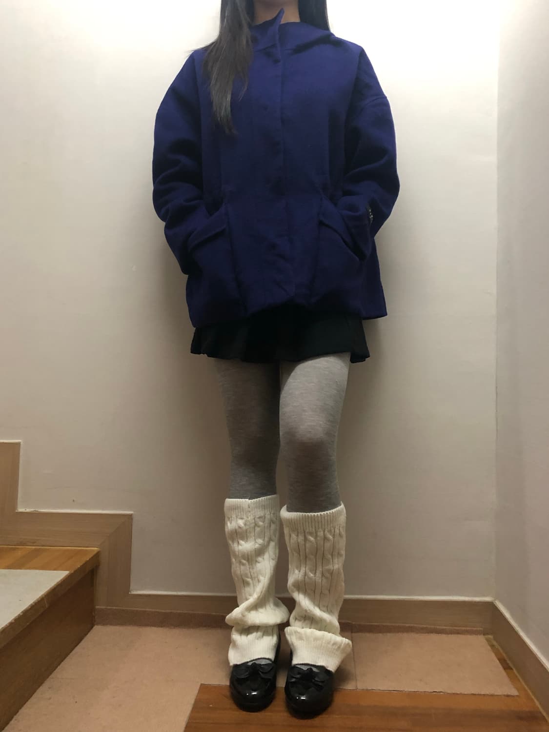 빈티지 칼 라거펠트 퍼플 핸드메이드 코트 상품이미지3