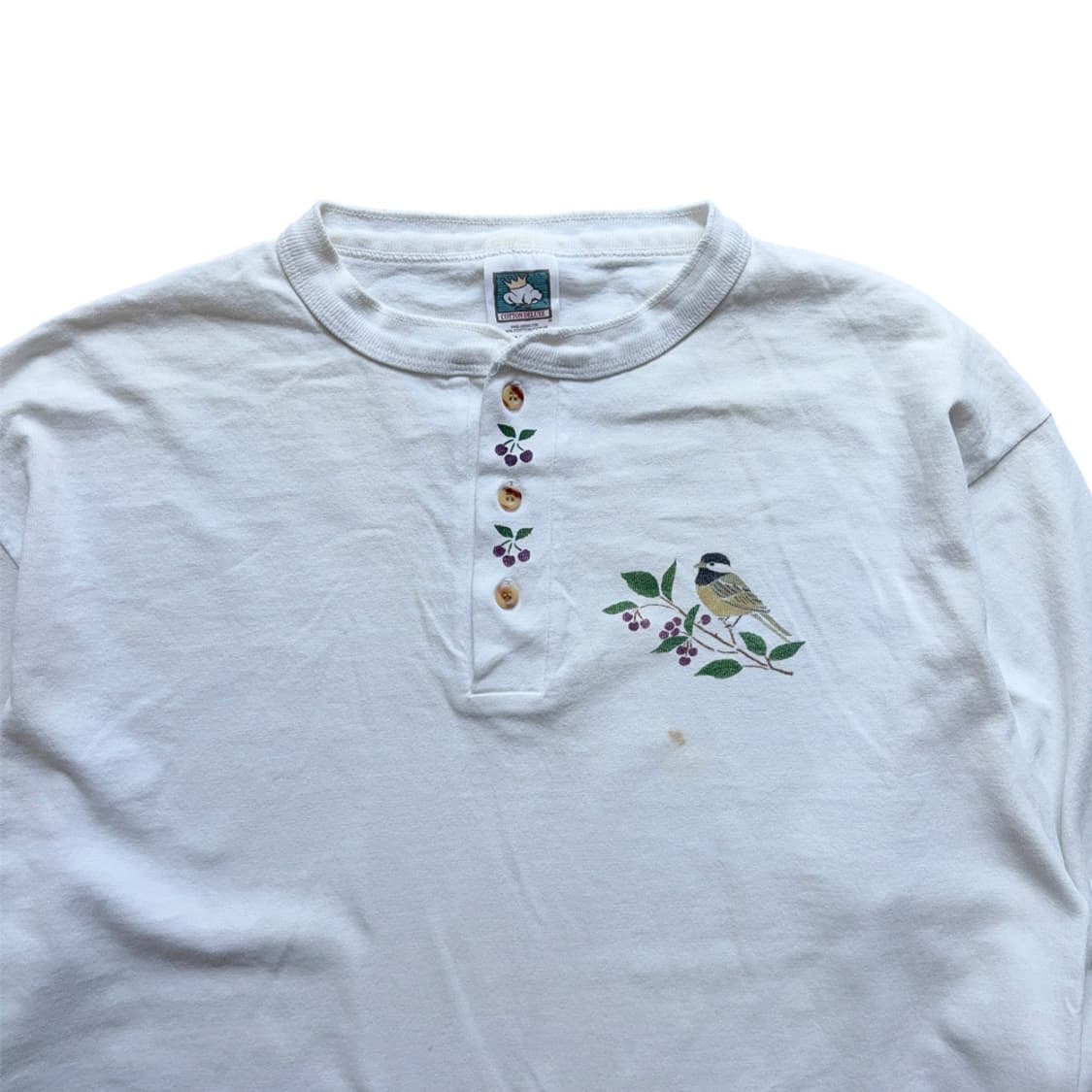 Bird & Cherry Graphic 헨리넥 롱슬리브 상품이미지5