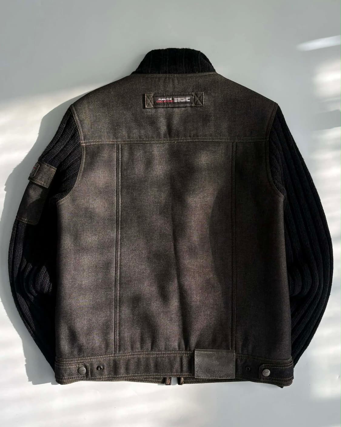 [100] 후부 03s 올드스쿨 니트 집업 자켓 상품이미지2