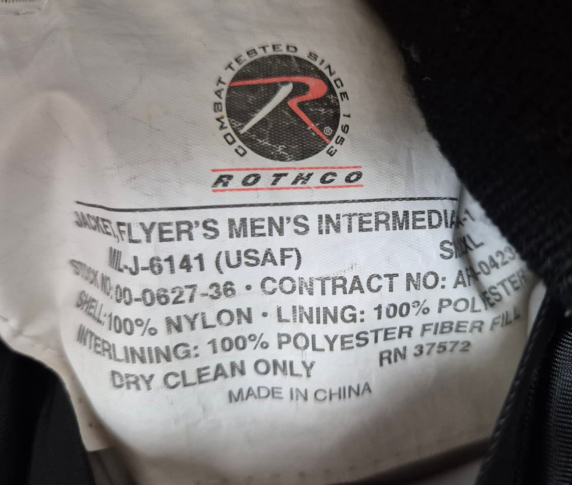 로스코 ma-1 리버시블 항공점퍼 상품이미지3