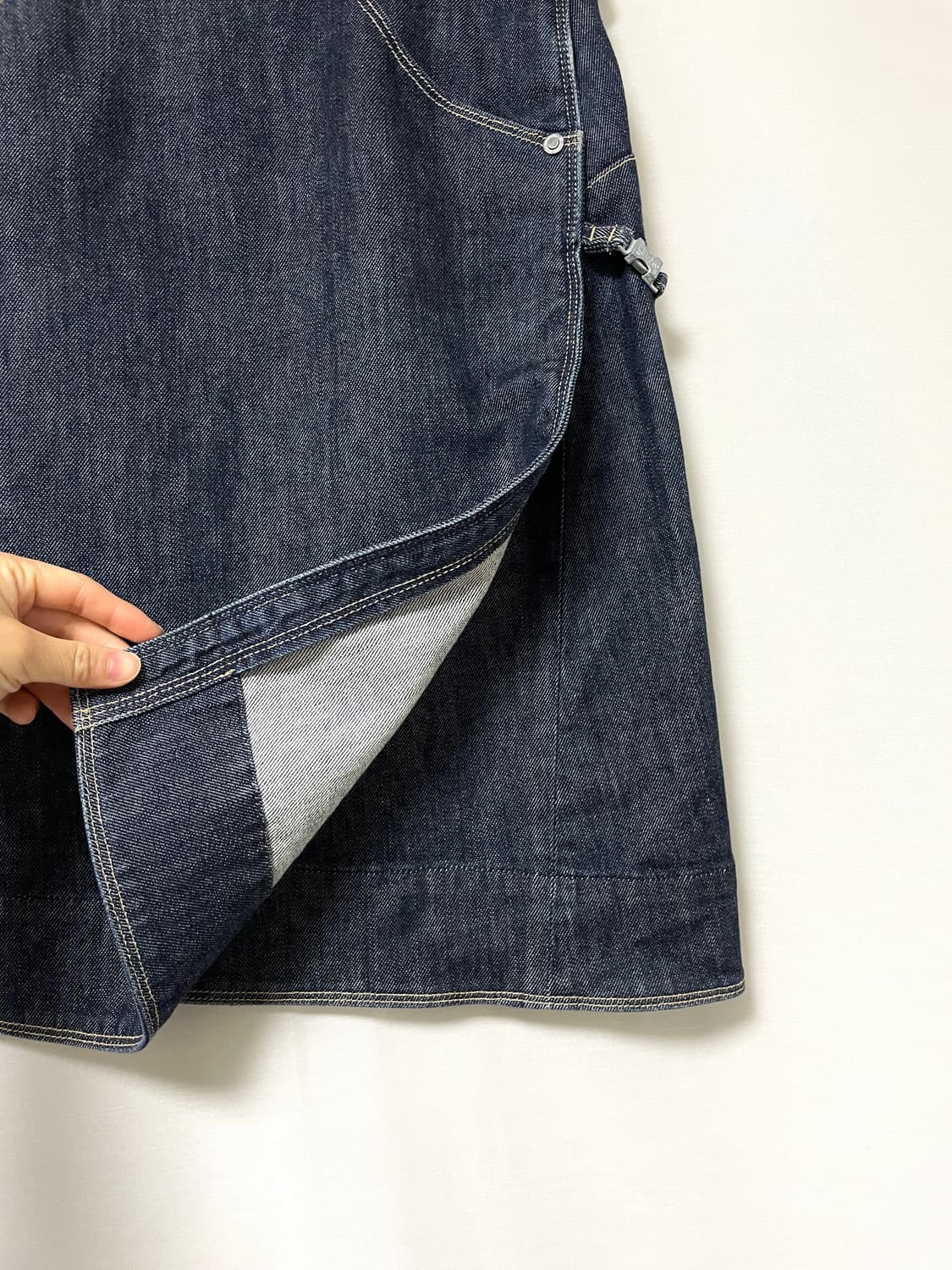 Levis 리바이스 엔지니어드진 아메카지 랩 데님 스커트 청치마 상품이미지5