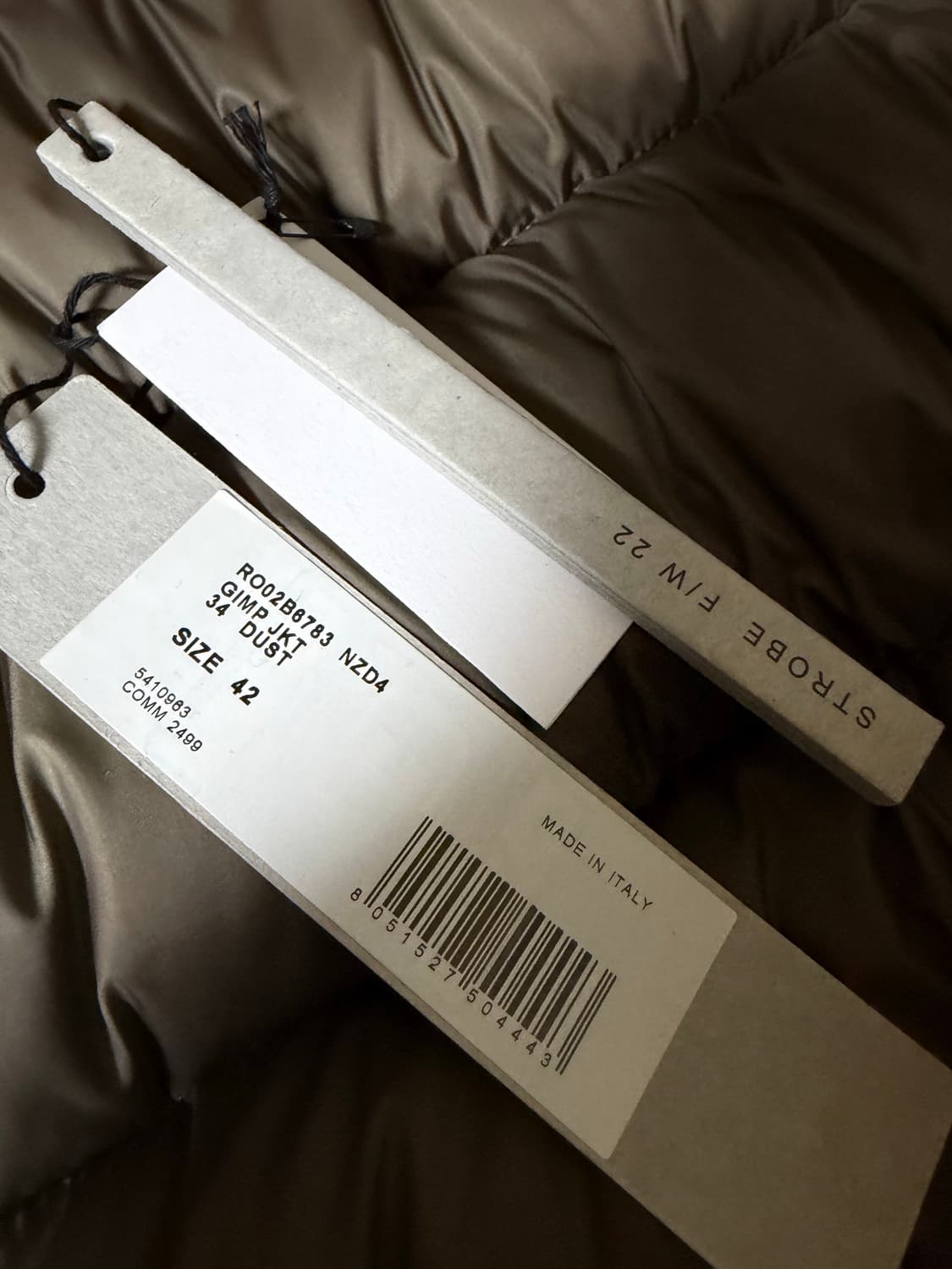 [짐정리특가]릭오웬스 22fw 김프패딩 42사이즈 상품이미지7