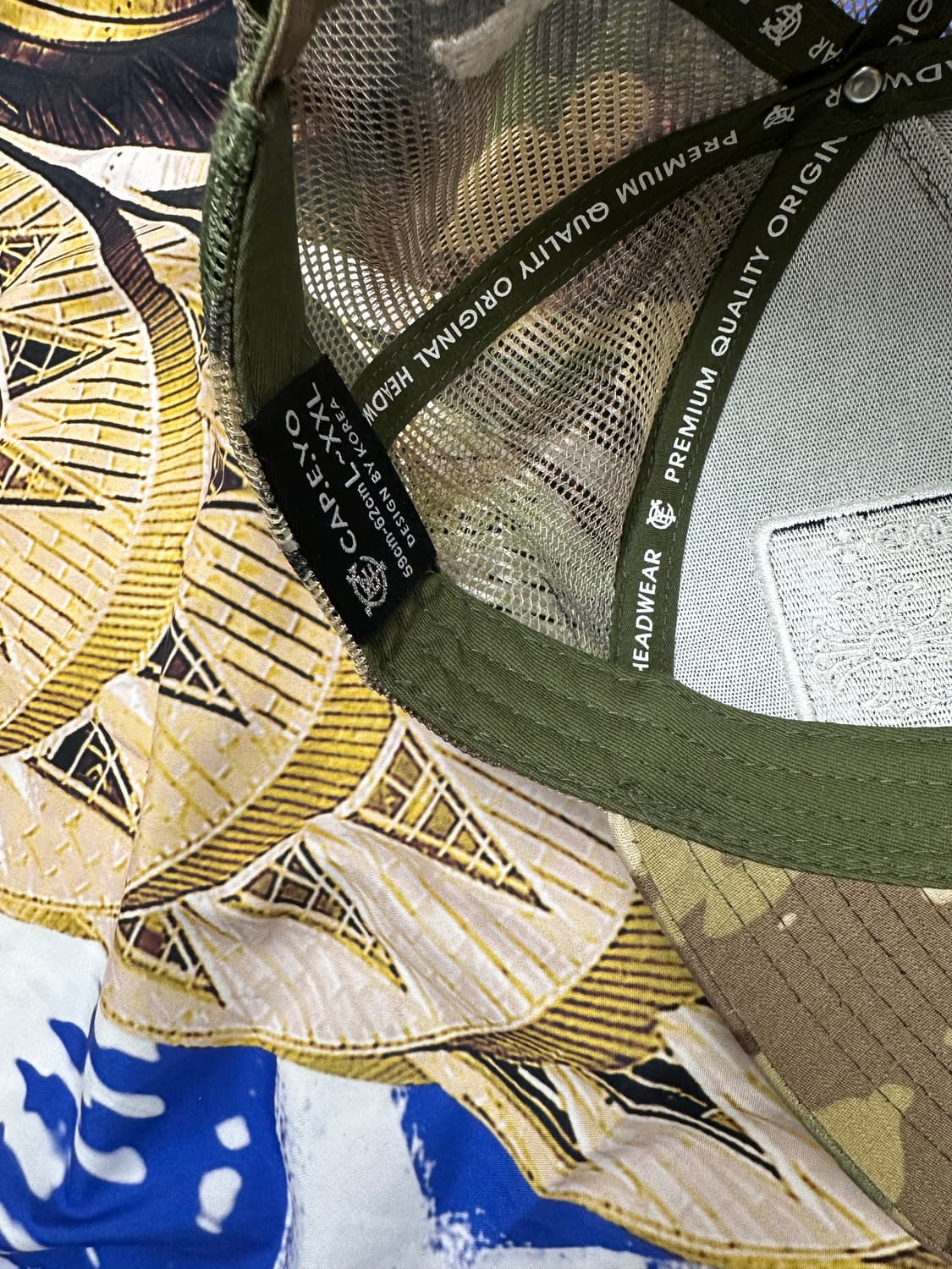 s급 빈티지 크롬하츠st 오버핏 카모대두볼캡 XL 상품이미지4