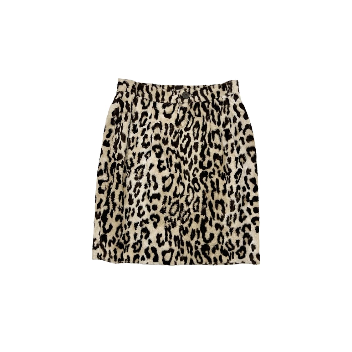 Scoop 페이크퍼 레오파드 미니스커트 상품이미지3