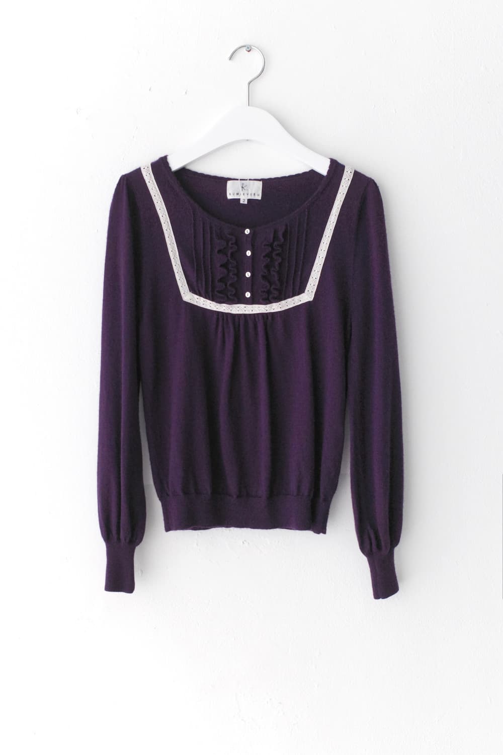 frill lace long sleeve 상품이미지1