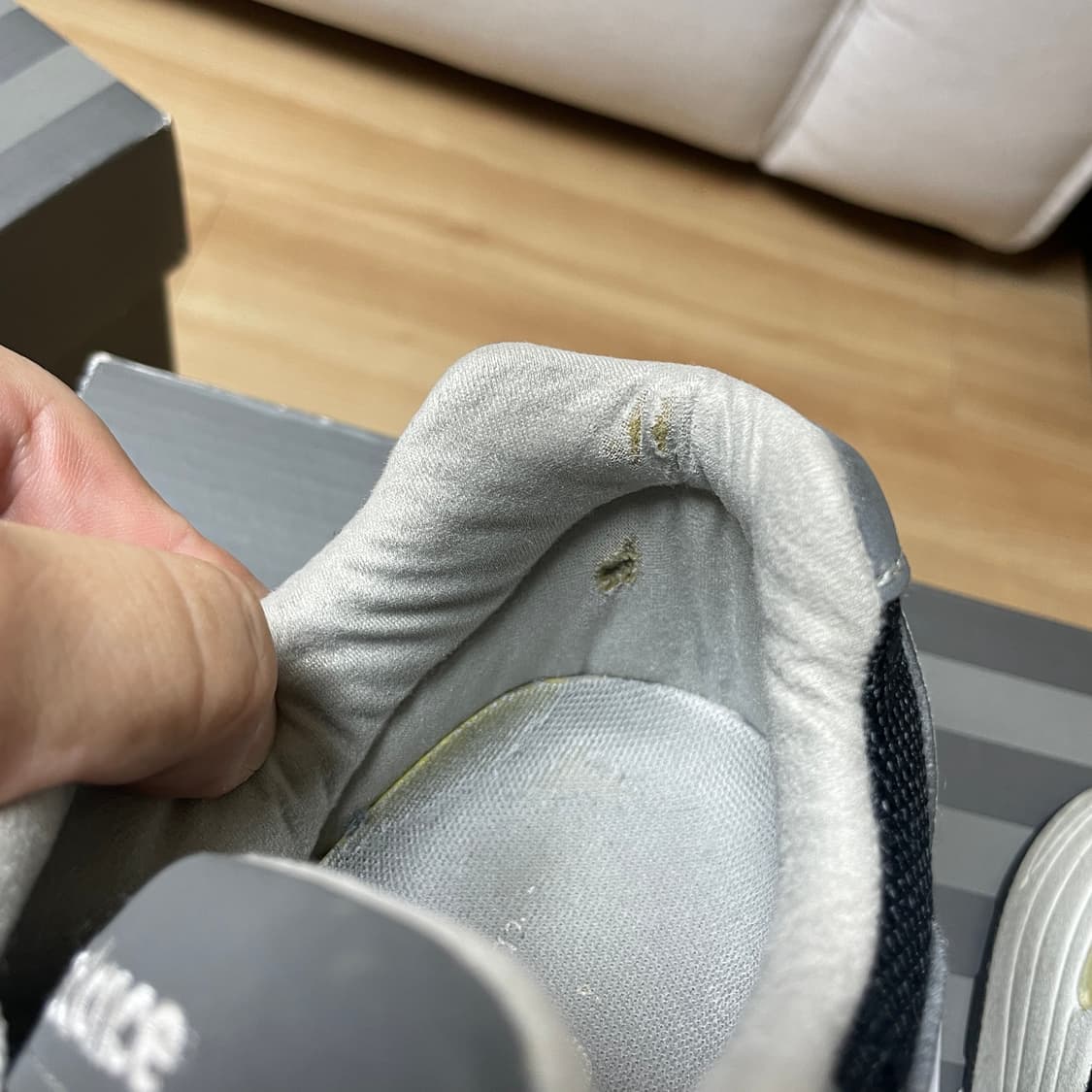 뉴발란스992 메이드인 USA 블랙 D스탠다드(M992EB)/270 상품이미지8
