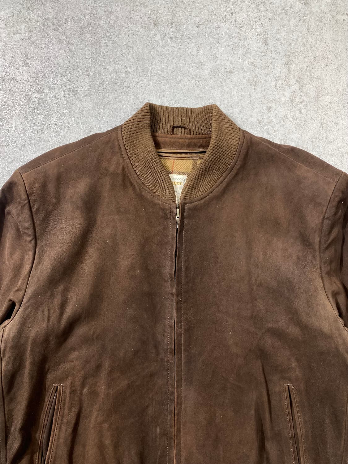[XL] 80s London Fog 런던포그 고트스킨 스웨이드 자켓 상품이미지2