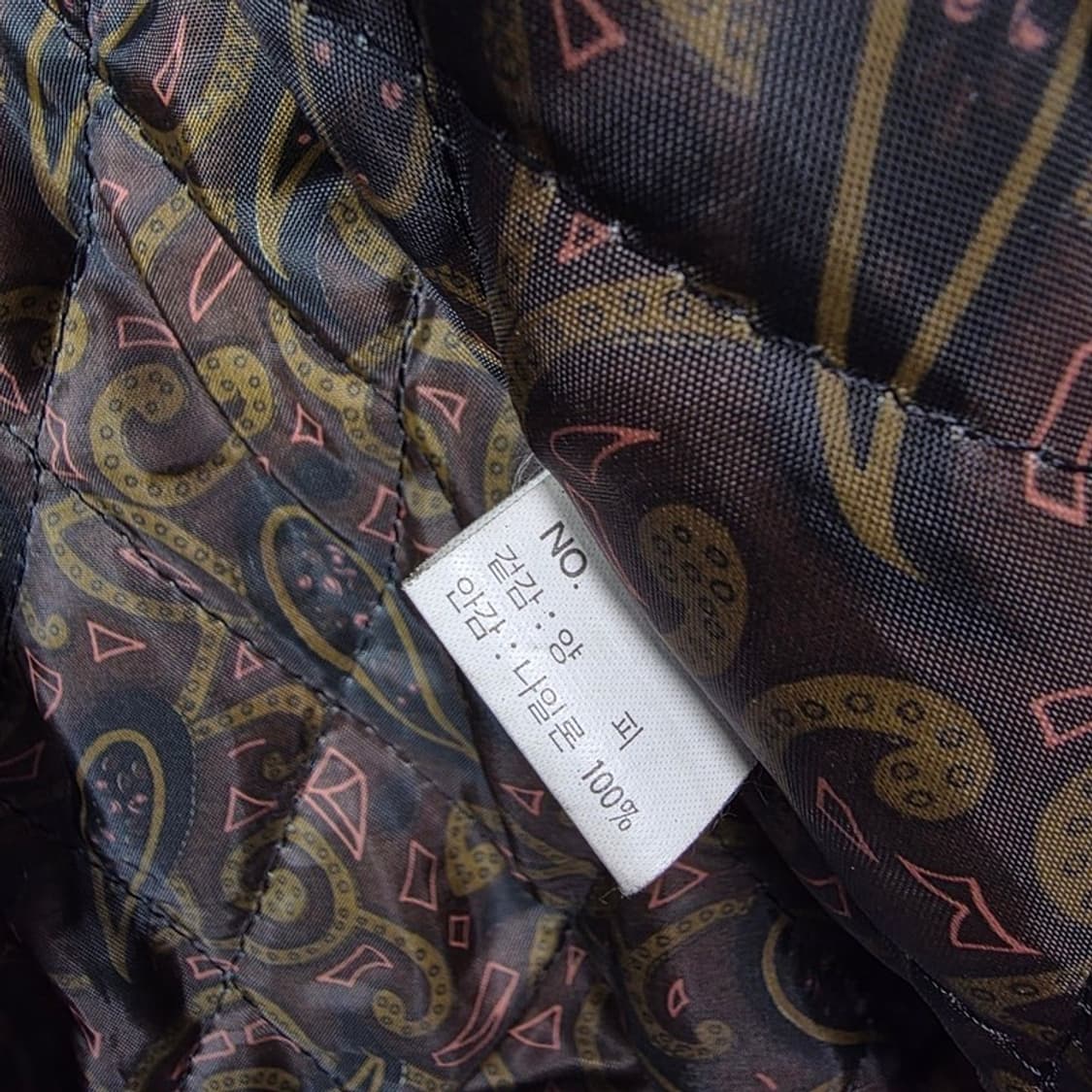 발망 올드스쿨 양가죽 엠보싱 후드 자켓 L 상품이미지7