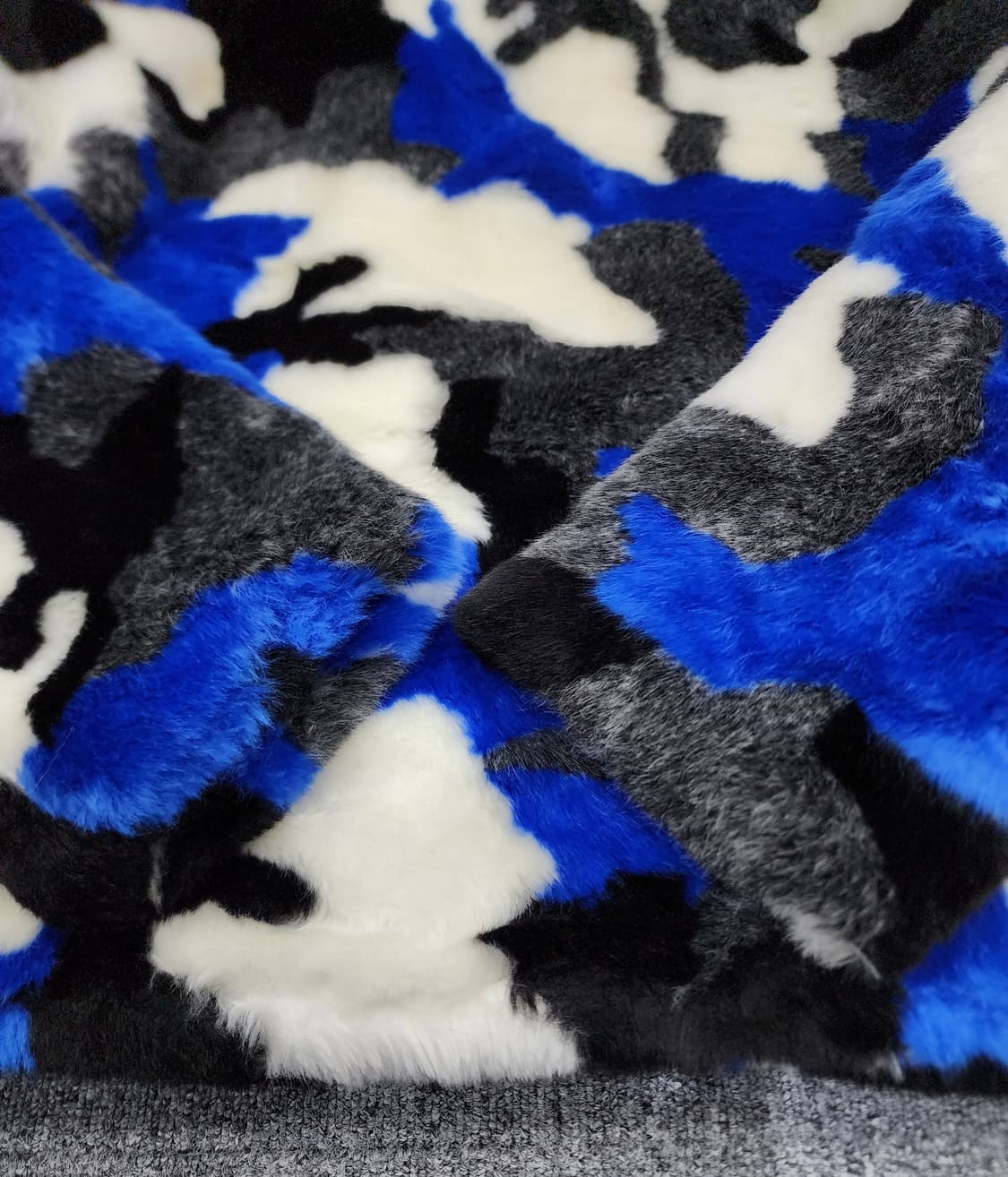 립합 블루 밀리 카모플라쥬 퍼 자켓 상품이미지5