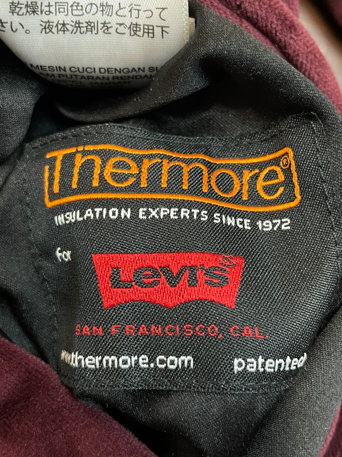 리바이스 써마모어 퀼팅 바시티 자켓 상품이미지3