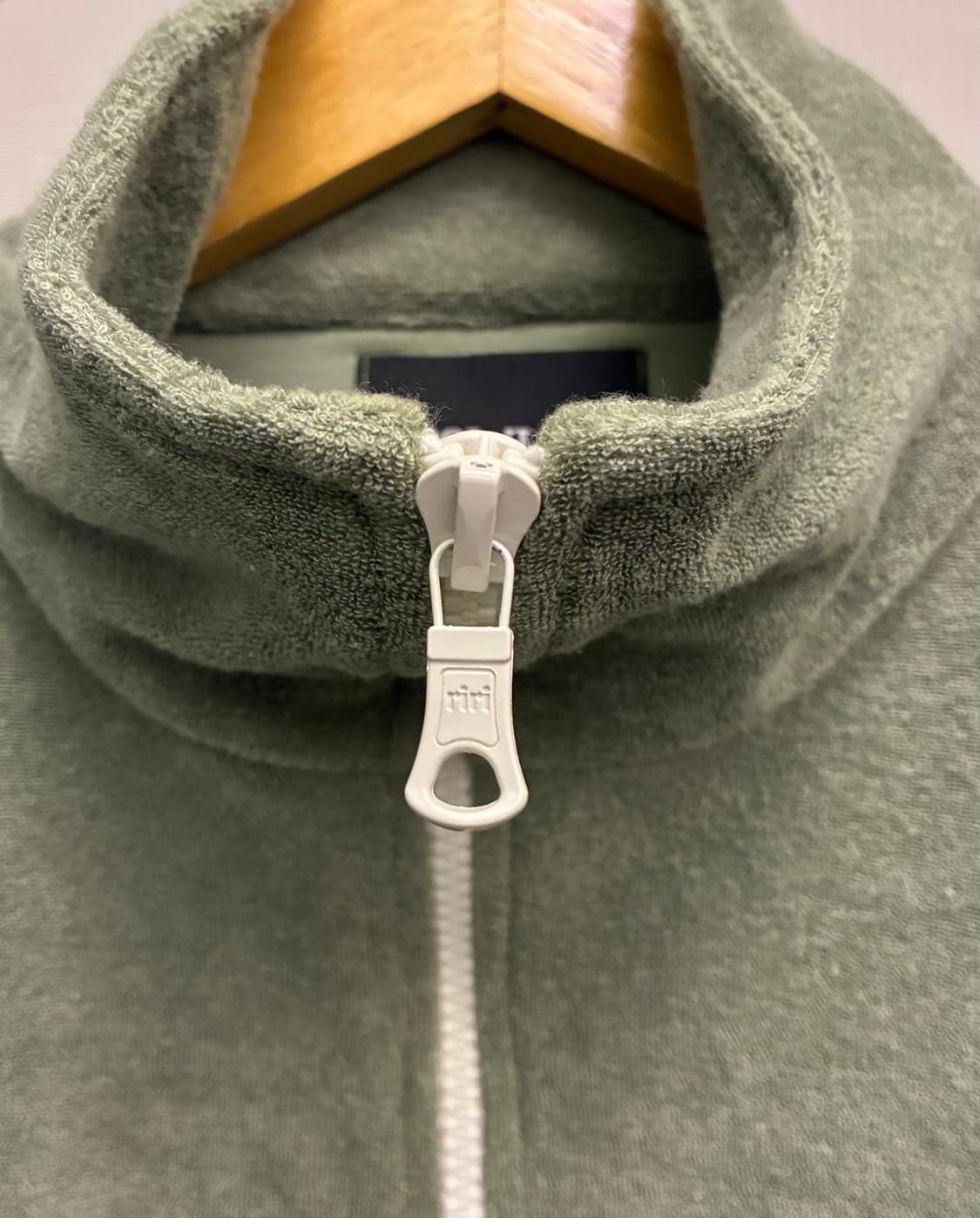 (M/100)HOWLIN 하울린 허모호사 테리코튼 하프집업 반집업 상품이미지6