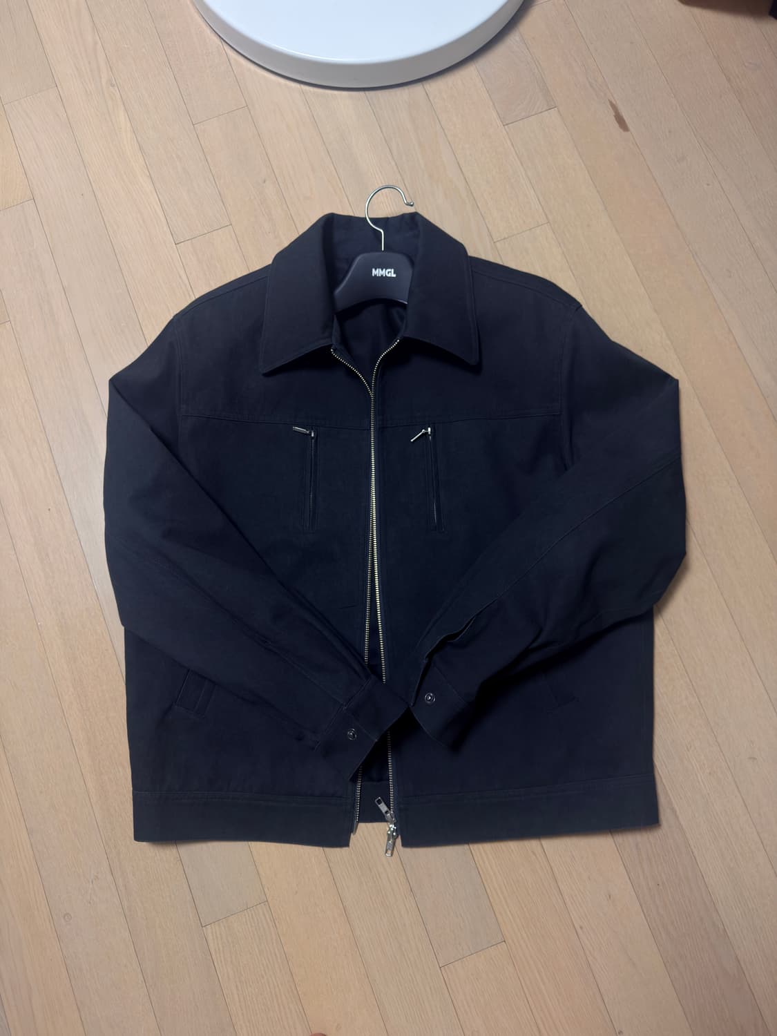 드로우핏 /페이드 다잉 코튼 블루종 자켓 [CHARCOAL] /XL 상품이미지6