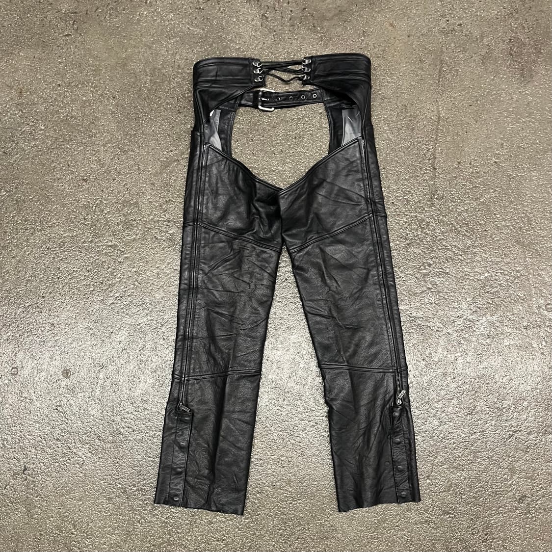 할리데이비슨 가죽 챕스 (M) 상품이미지4