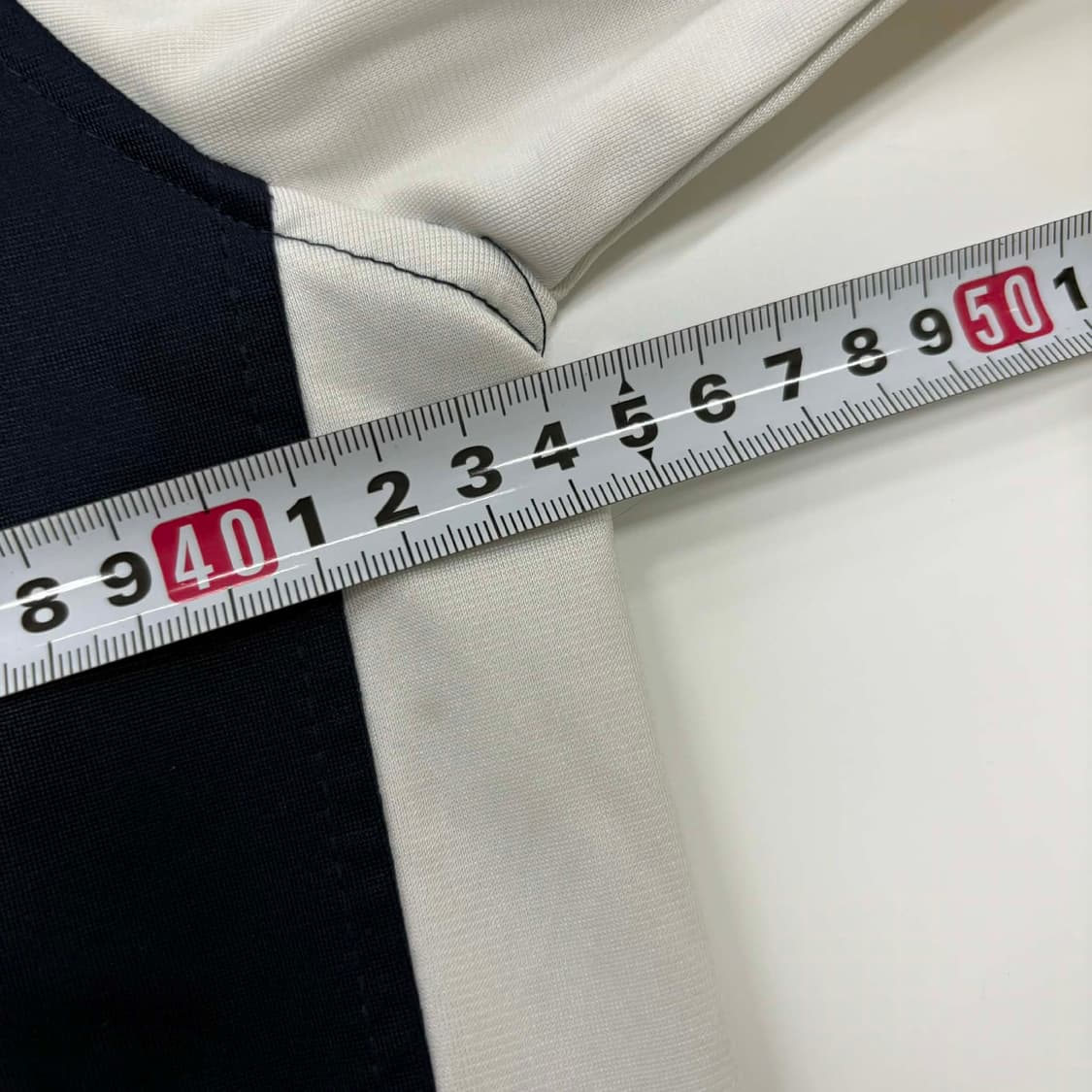 아디다스 일본판 러블리힙 화이트 네이비 걸즈 트랙탑 희귀져지 상품이미지6