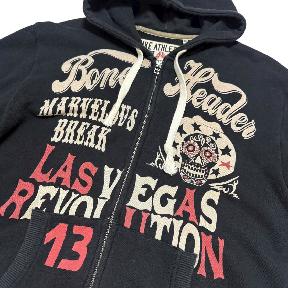 JPN Bike Athletic 펑크 웨스턴 그래픽 후드집업 상품이미지6