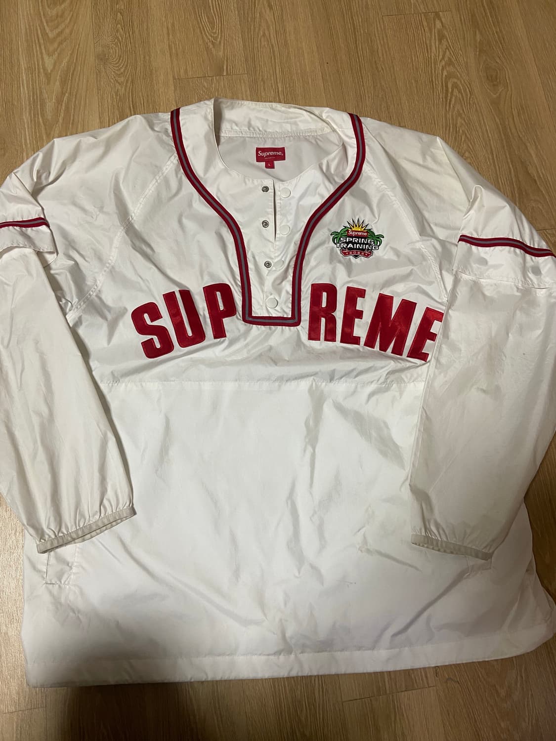 [L] 슈프림 베이스볼 하프 웜업 상품이미지2