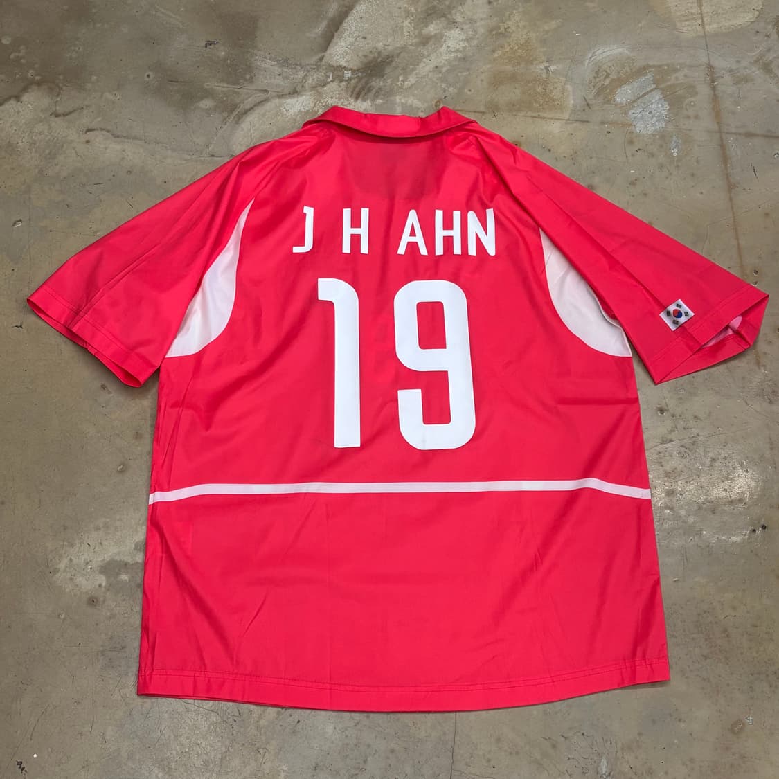 XL 나이키 2002 한일월드컵 대한민국국가대표 No.19 안정환 유니폼 상품이미지3