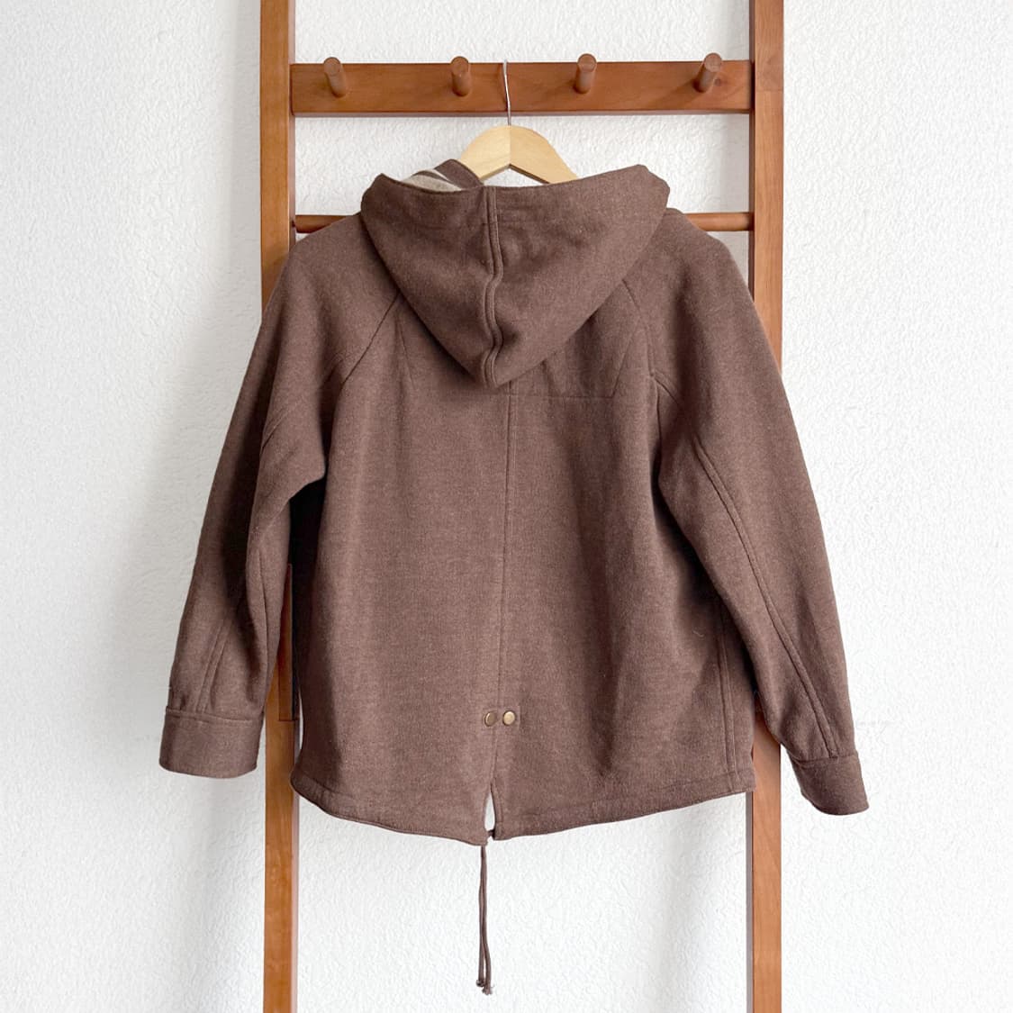 브라운 토프 후드 자켓 상품이미지8