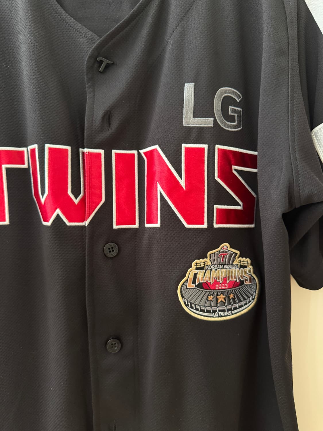 엘지 트윈스 프리미엄 박동원 원정 유니폼 (우승패치) 상품이미지3