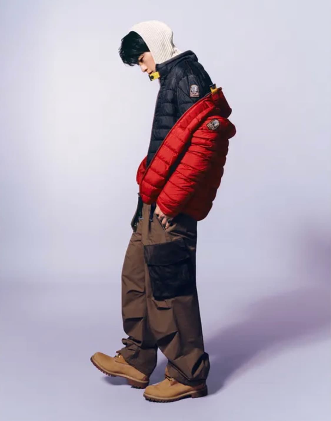 [M] 파라점퍼스 25fw 윌프레드 숏 다운 자켓 경량패딩 레드 상품이미지4