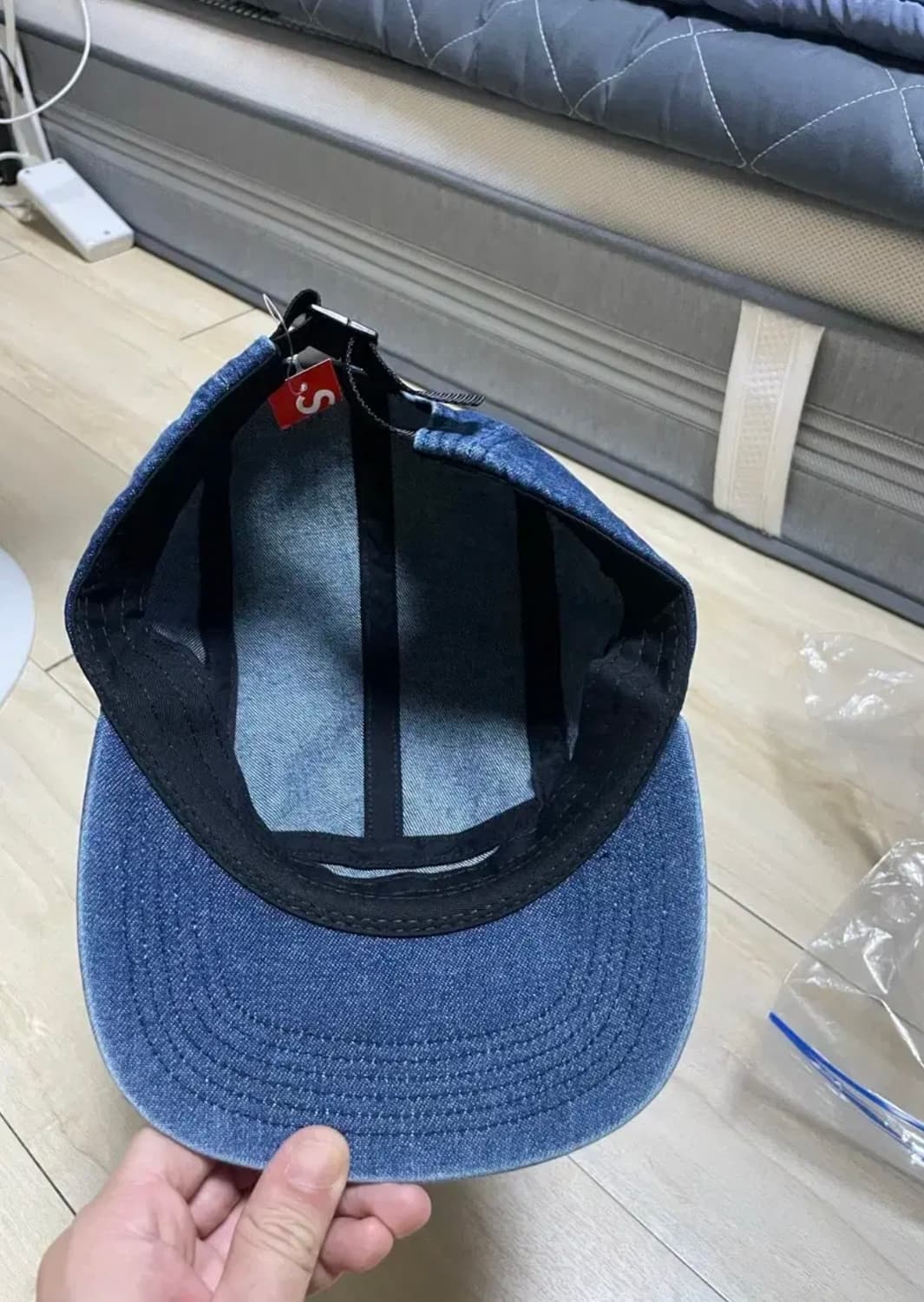 슈프림 데님 캠프캡-18ss 상품이미지2