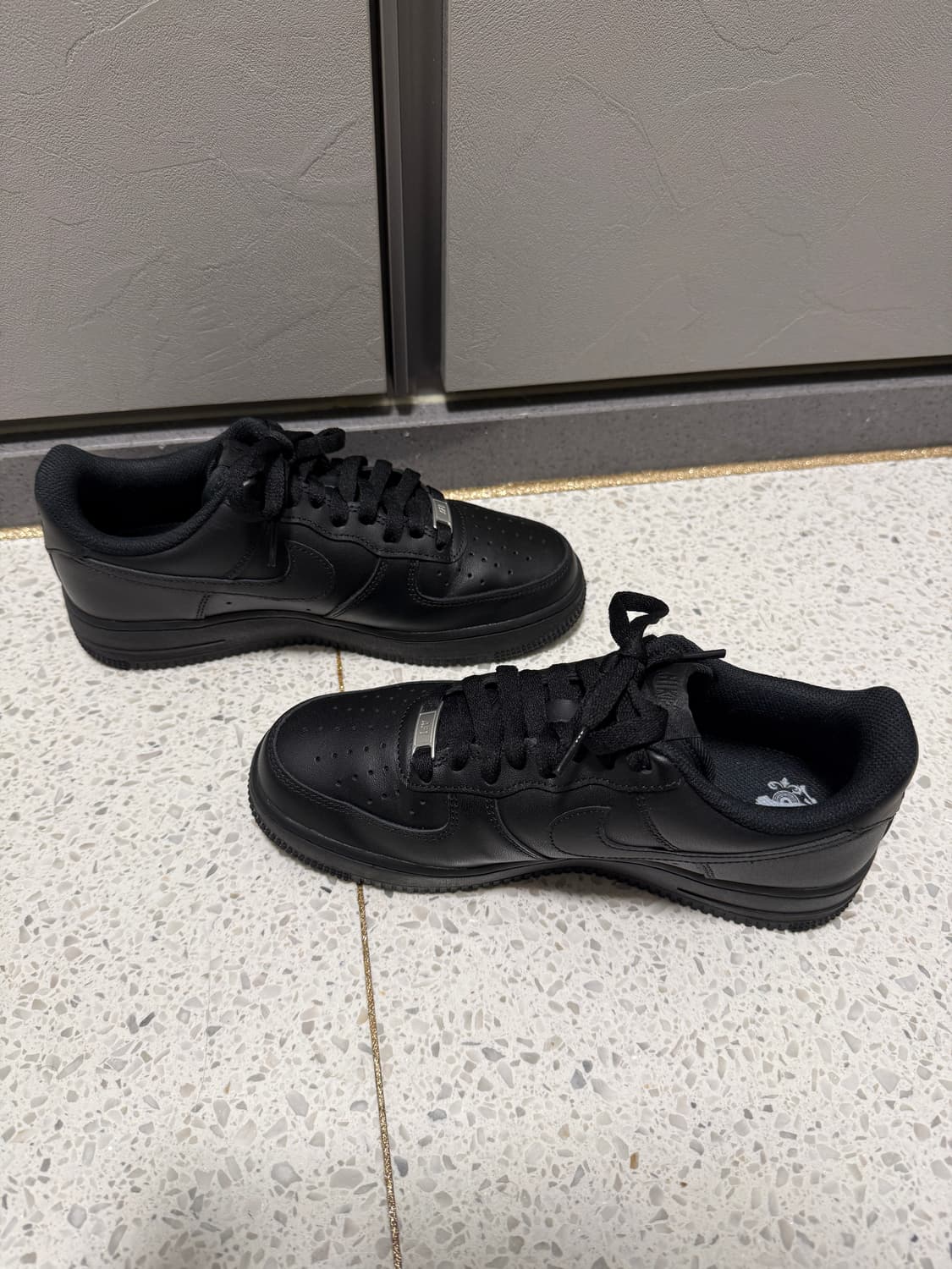 나이키 에어포스 255 트리플블랙(올검포스) 올블랙 상품이미지6