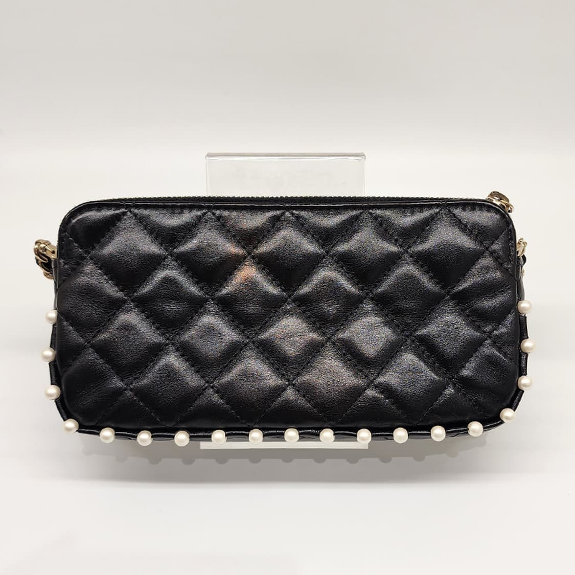 샤넬 AP1049 진주 체인 월렛 숄더백 블랙 #29 상품이미지3