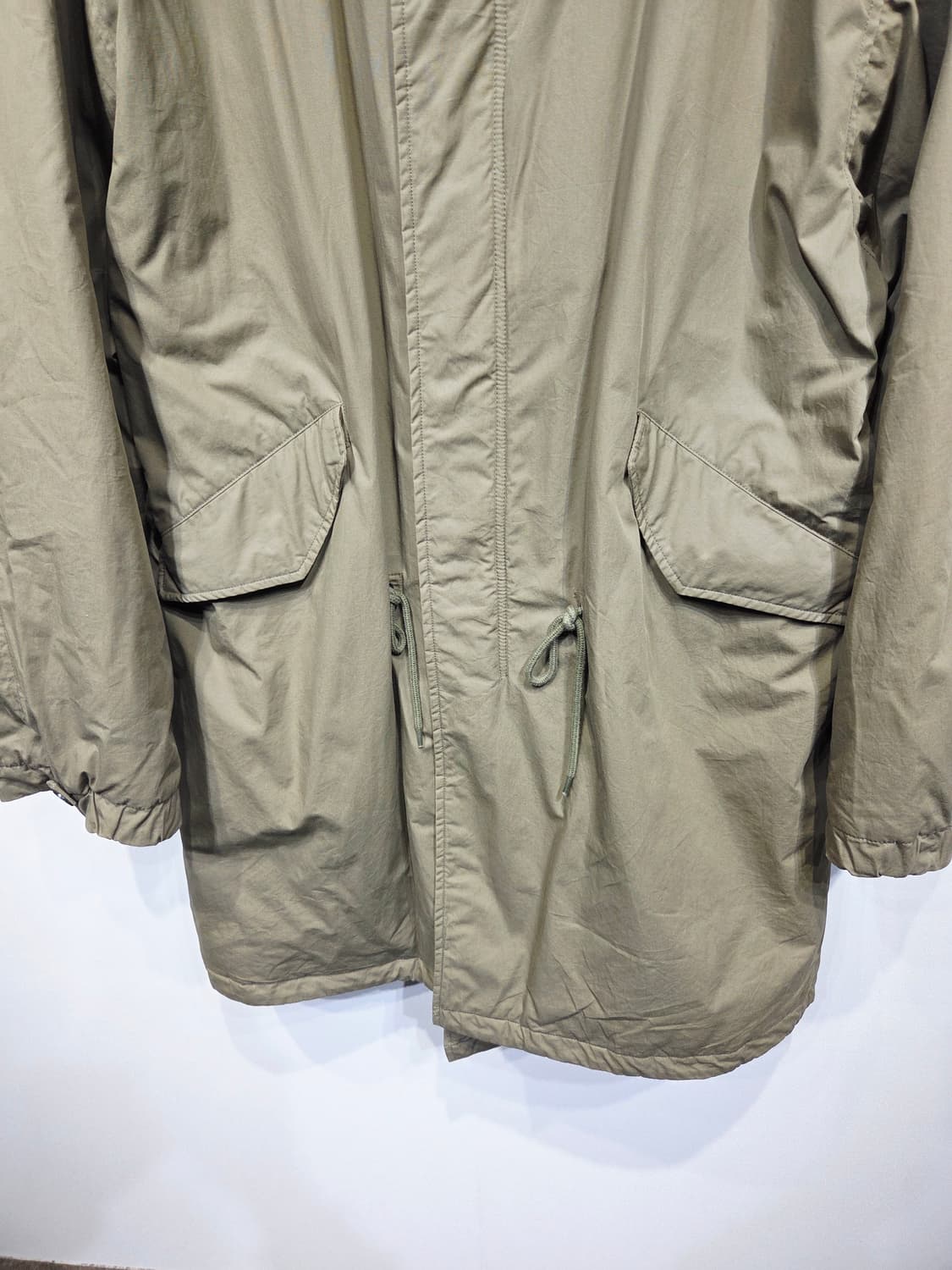 파르티멘토 카키 피시테일 코트 패딩_M 상품이미지4