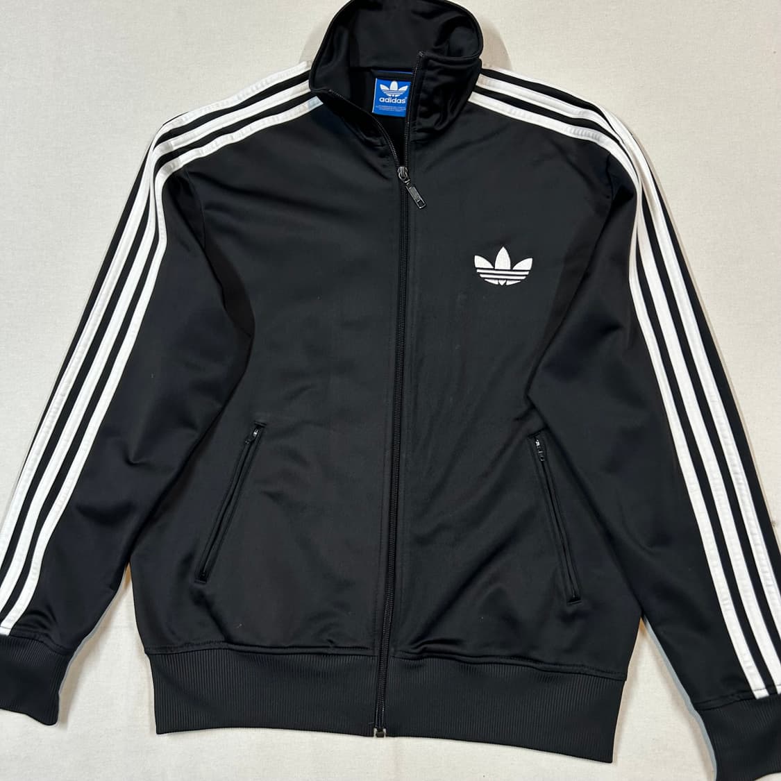 100) 아디다스 파이어버드 삼선 져지 트랙탑 집업 블랙 A88 상품이미지2