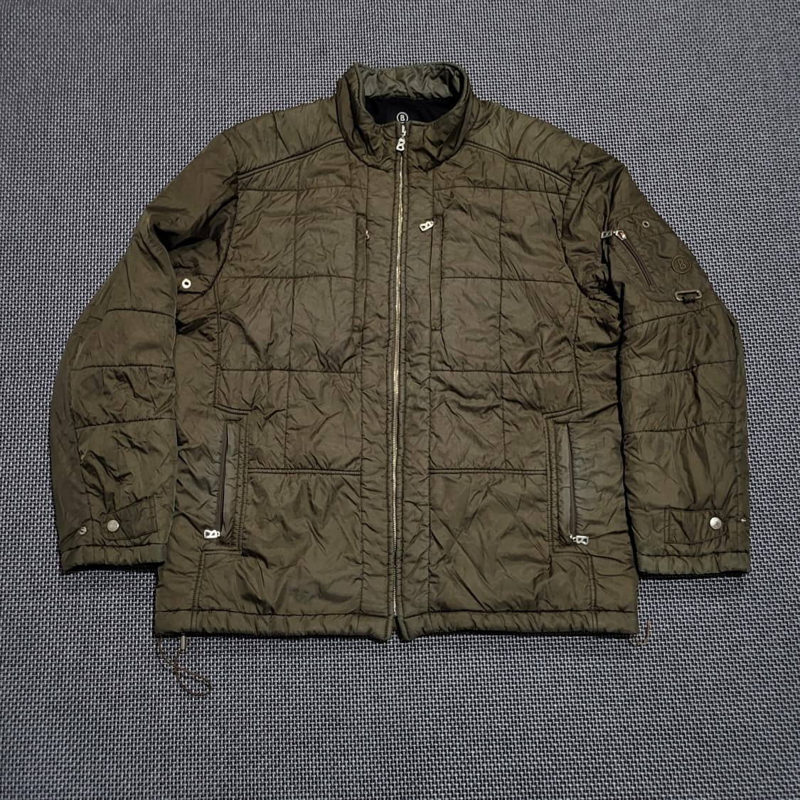 보그너 퀼팅 점퍼 자켓 카키 (105) 상품이미지1