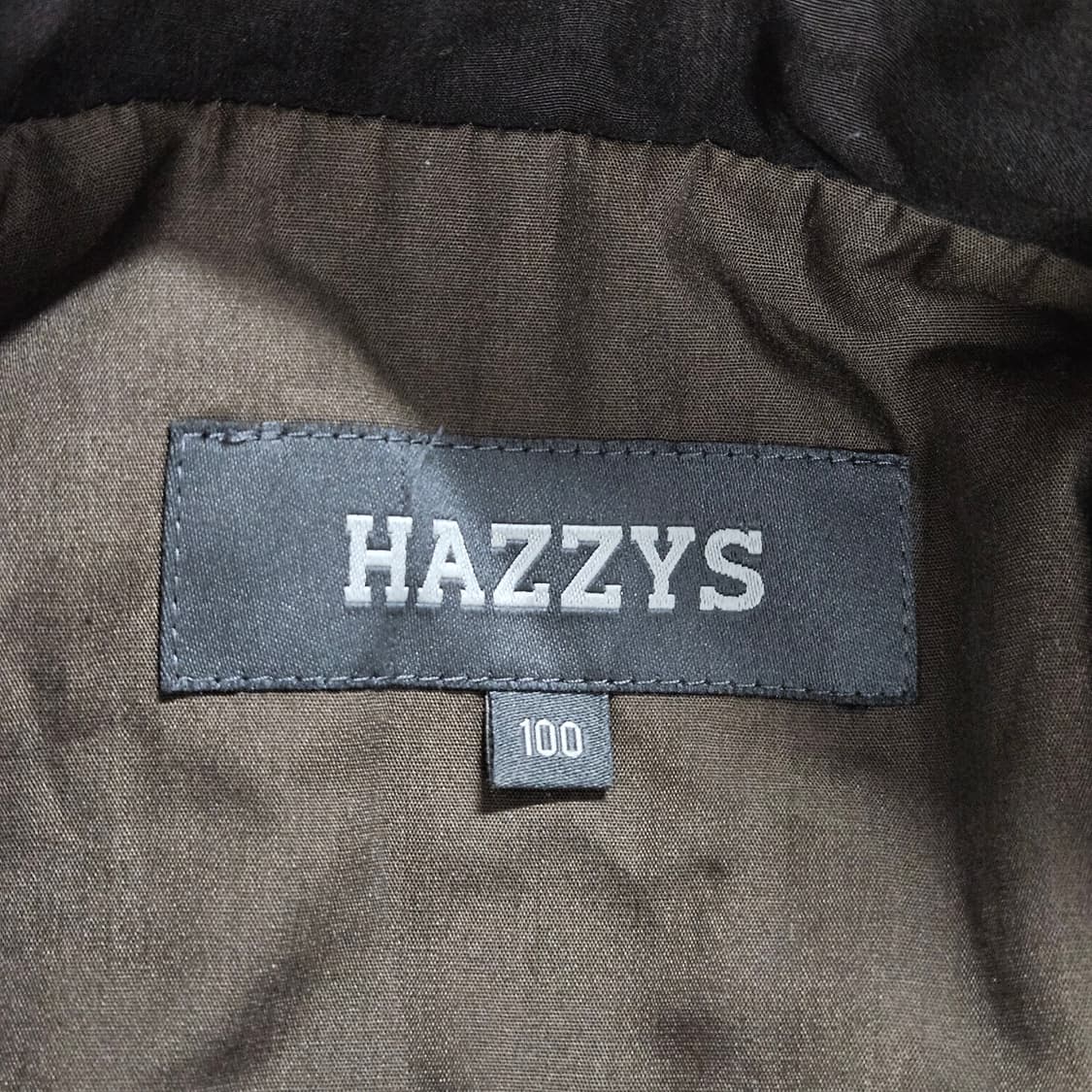 헤지스 누빔 브라운 블루종 자켓 100 상품이미지3