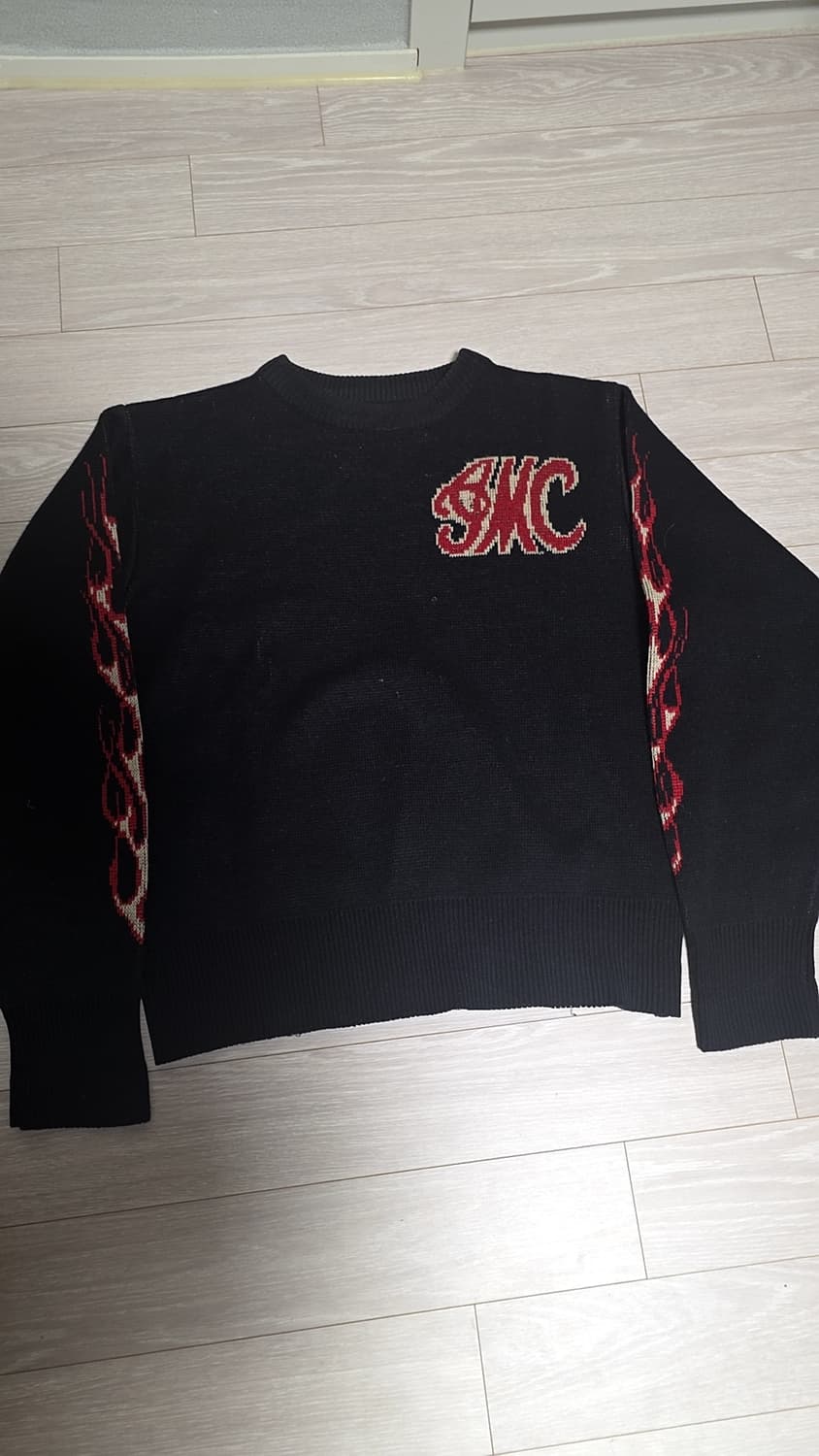 인디언 모터사이클 flame knit sweater 상품이미지1