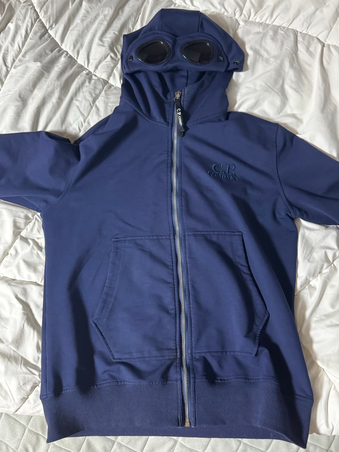 cp컴퍼니 고글 후드집업 상품이미지1