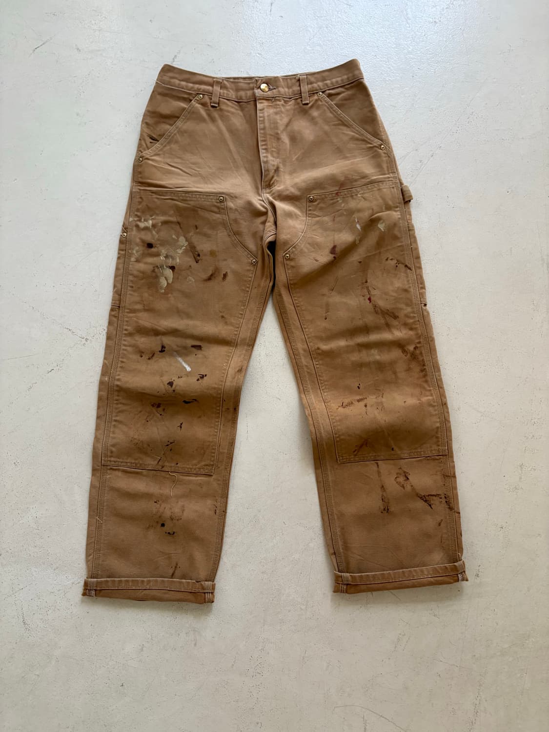 90's Carhartt B01 BRN Double Knee pant 상품이미지1