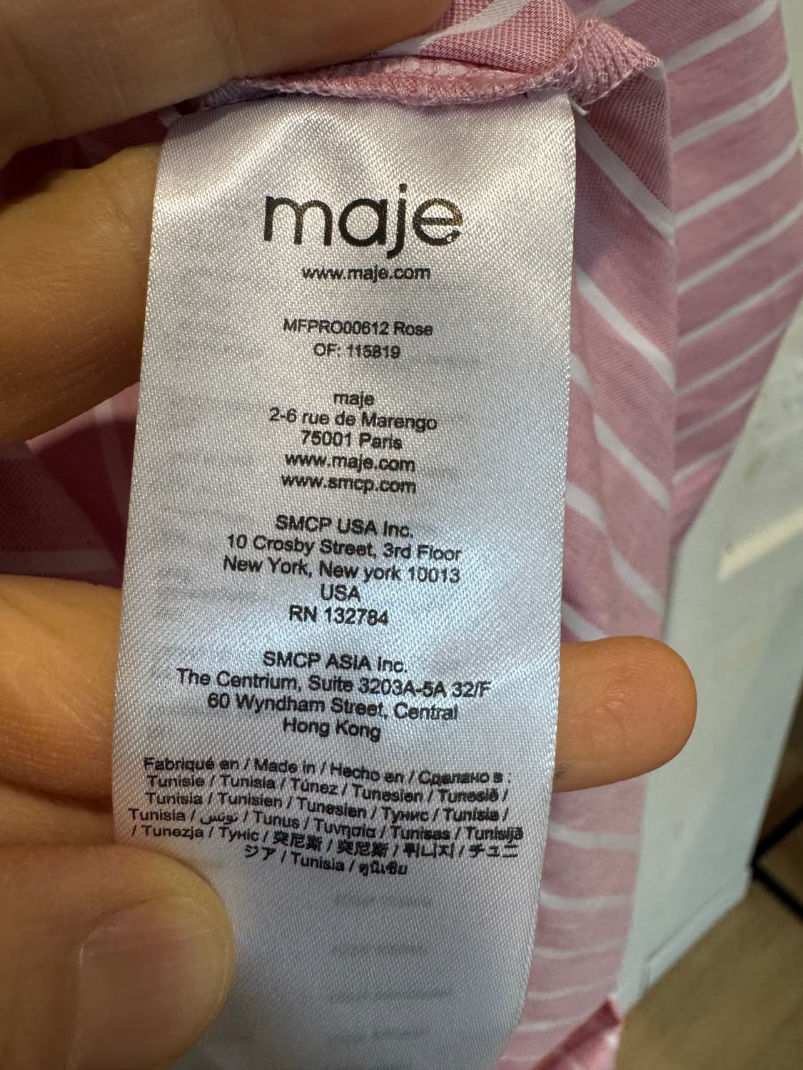 새상품 maje 마쥬 콜드숄더 원피스 상품이미지5