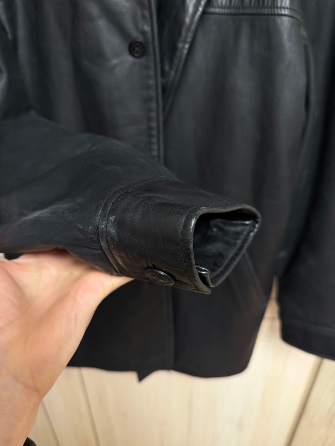 올드 갭 레더 카코트 상품이미지2