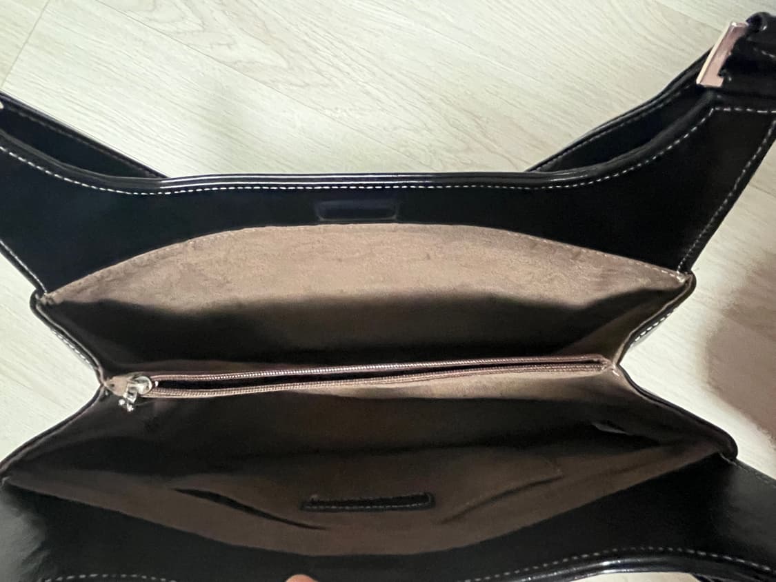 더포켓 더블포켓 숄더백 블랙 상품이미지4