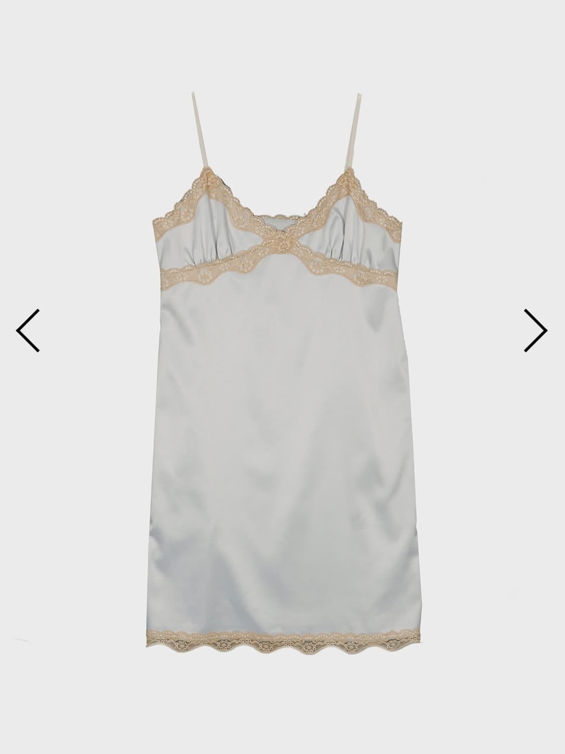 데어드 LACE TRIM SLIP DRESS 상품이미지1