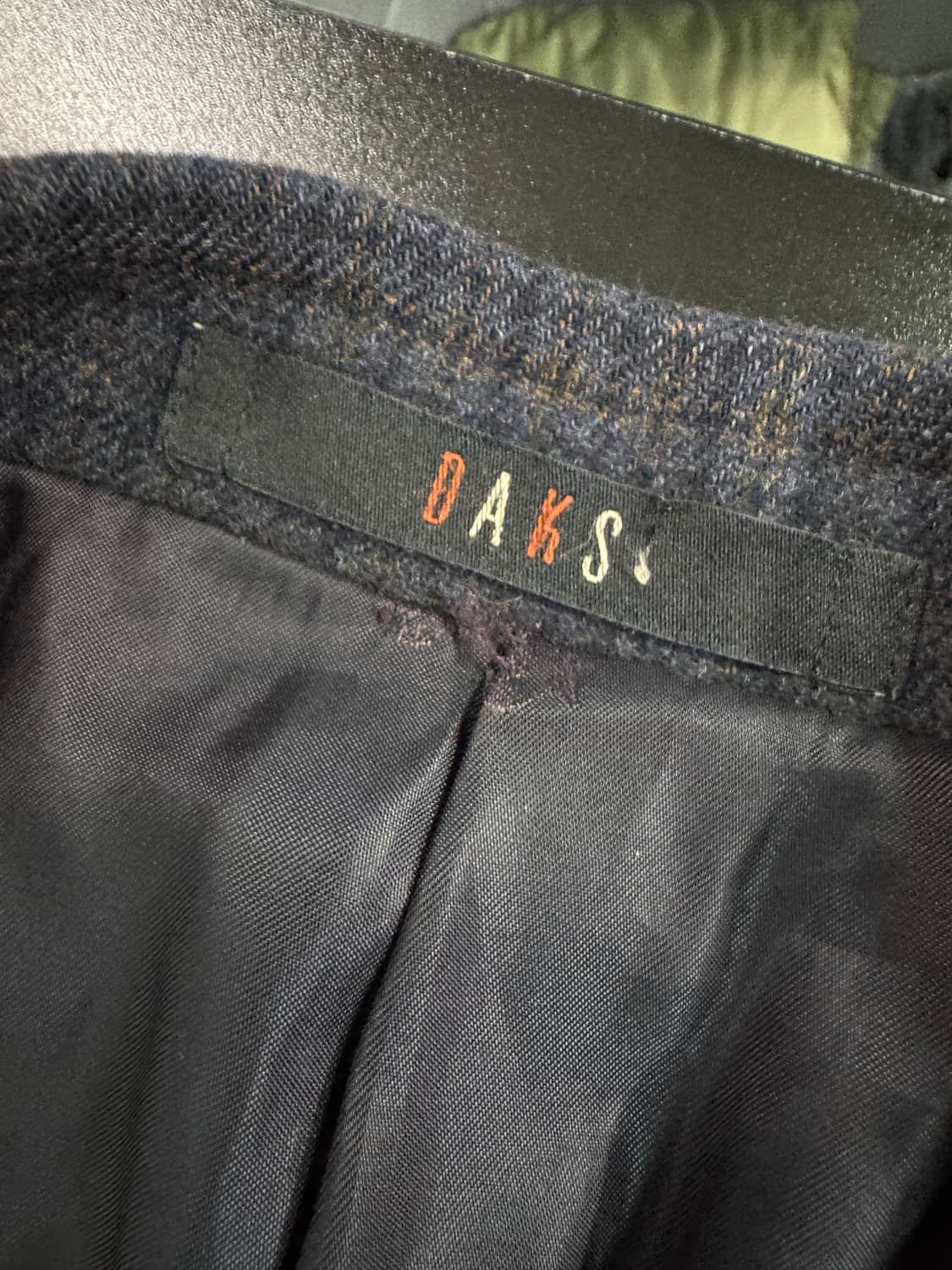 닥스 daks 엘보패치 빈티지 체크자켓 상품이미지3
